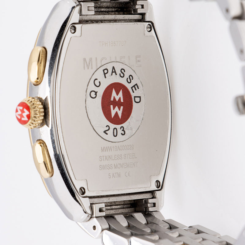 Michele releve top watch two tone