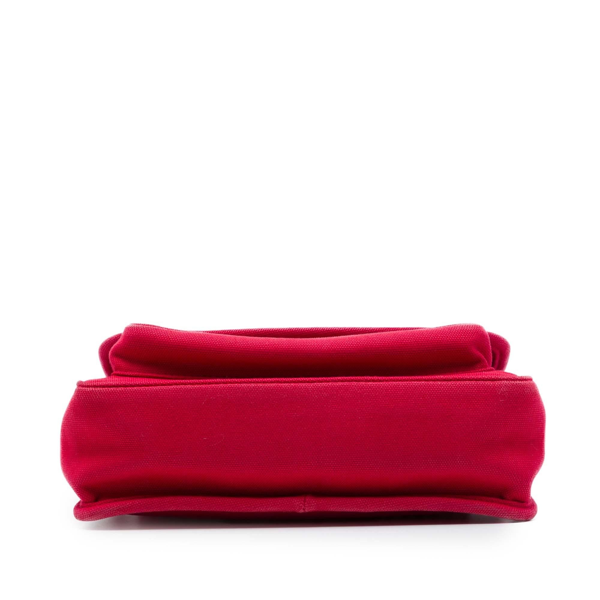 Miu Miu Canvas Canapa Chain Flap Crossbody