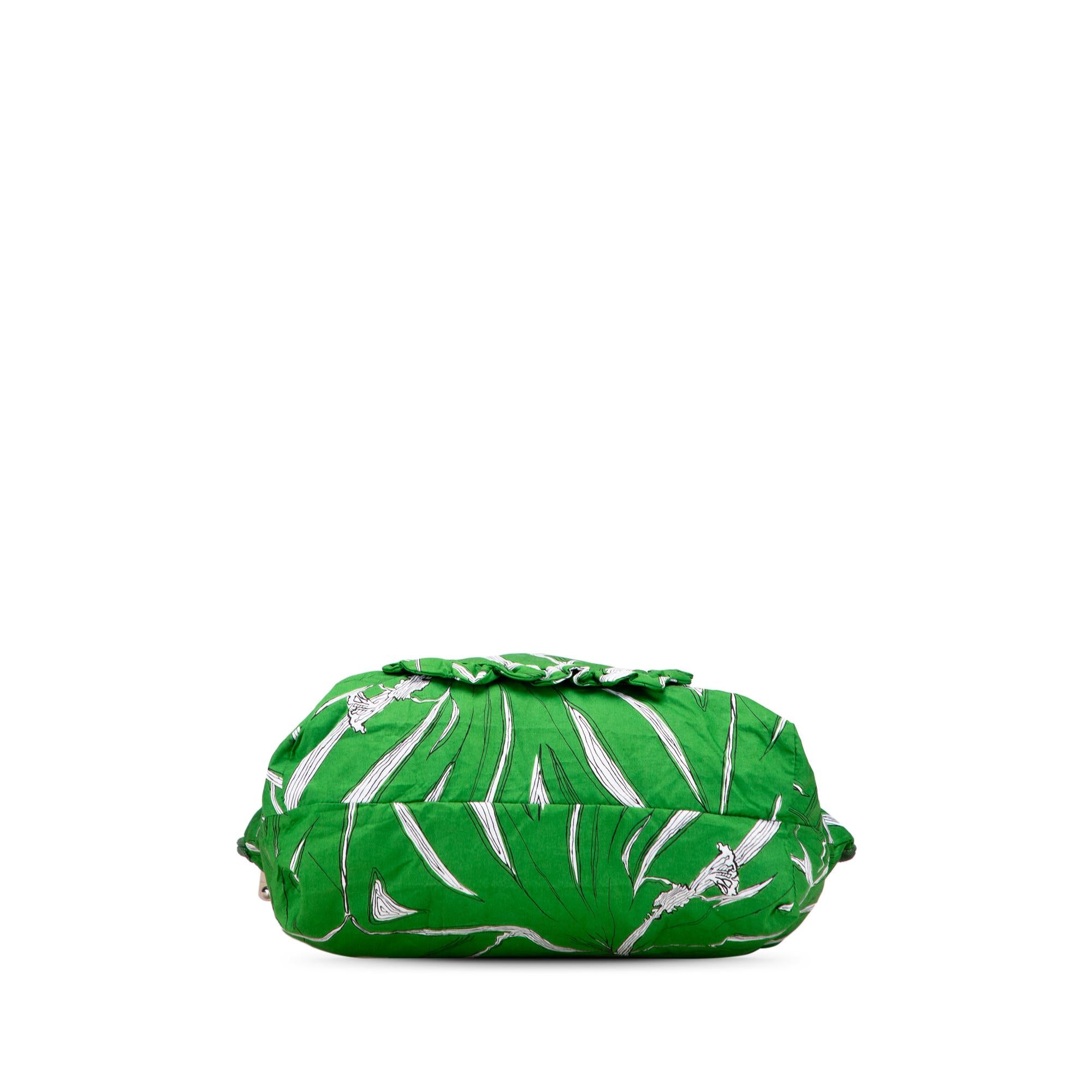 Miu Miu Canvas Printed Ivy Tote