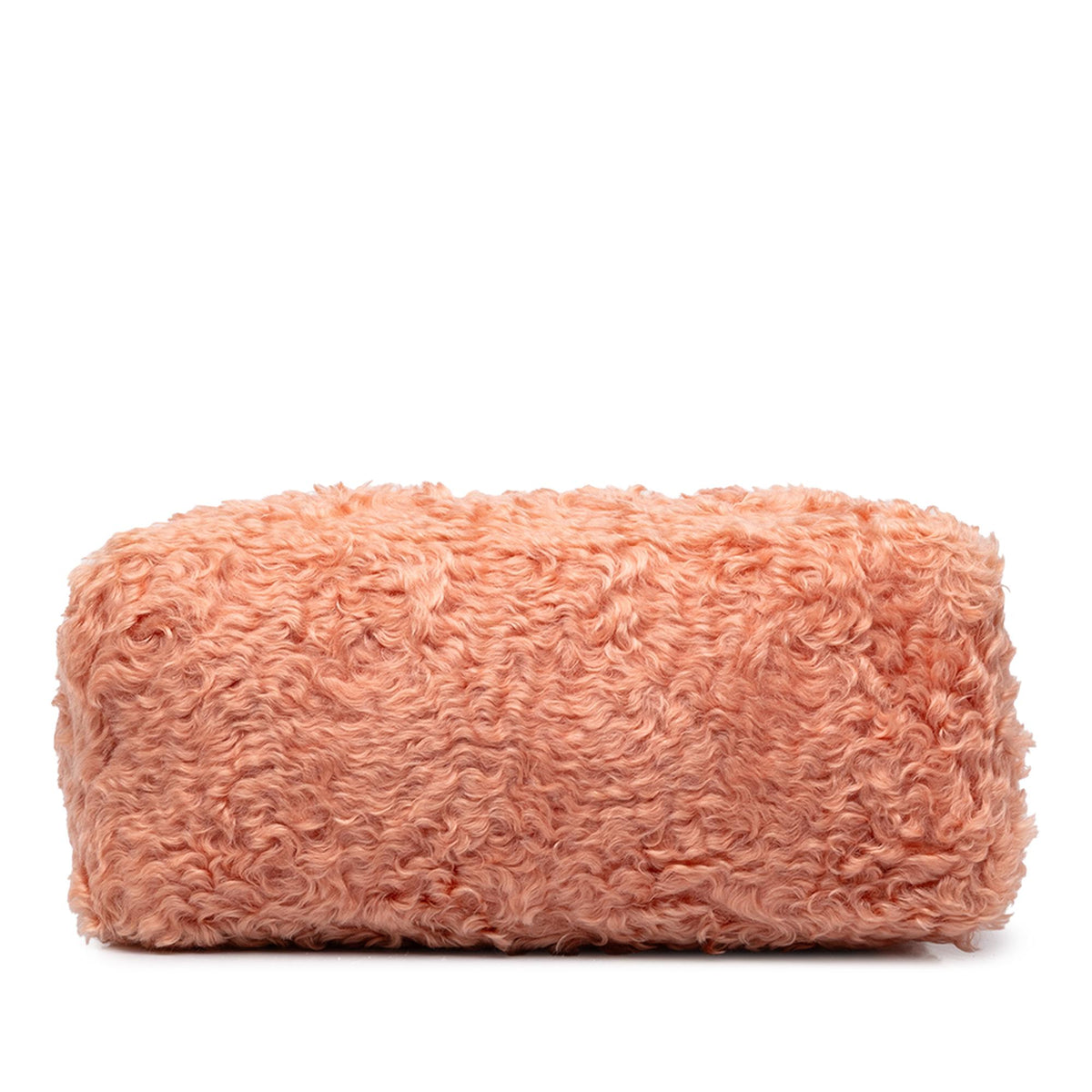 Miu Miu Eco Shearling Crystal Chain Tote