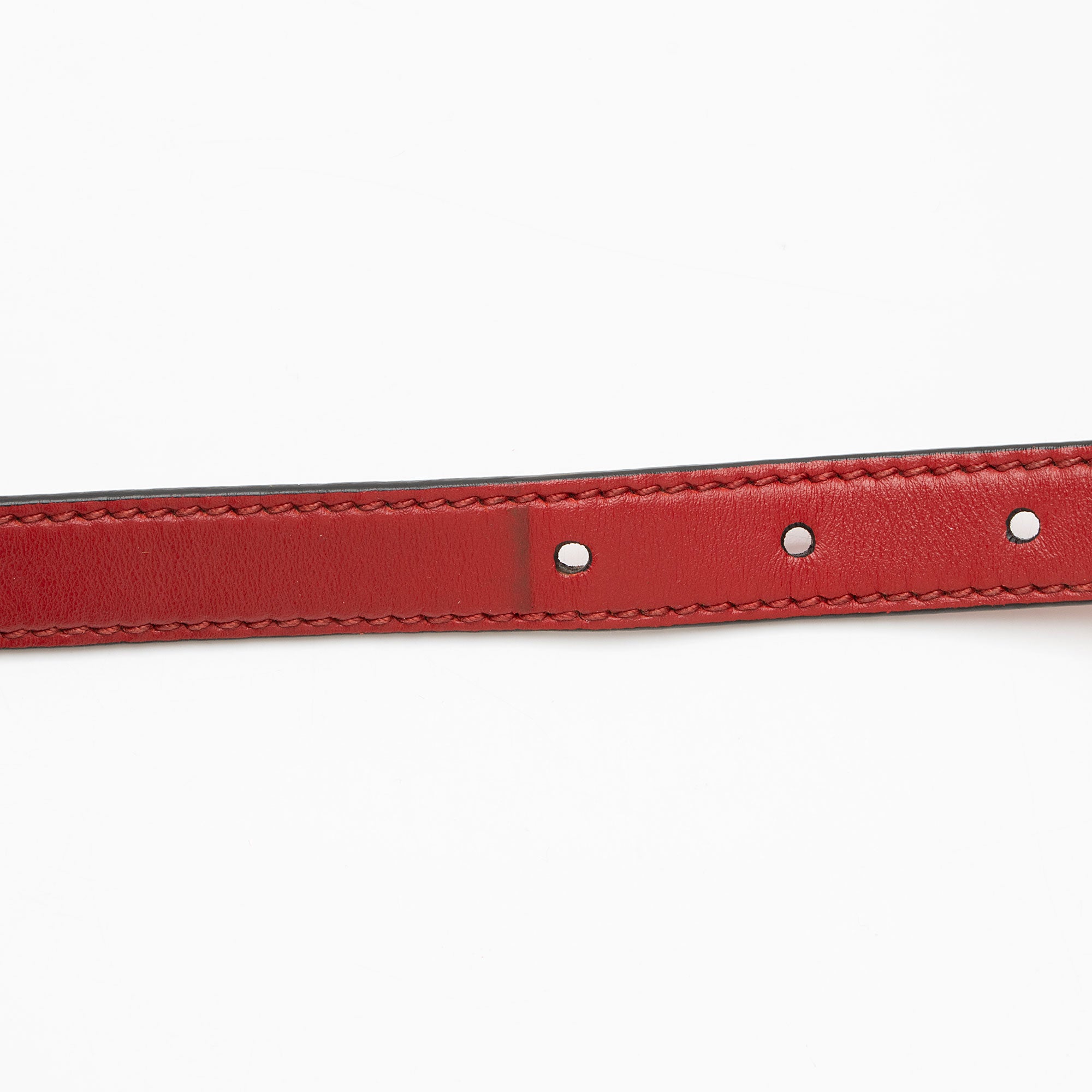 Miu Miu Goatskin Crystal Embellished Madras Shoulder Bag