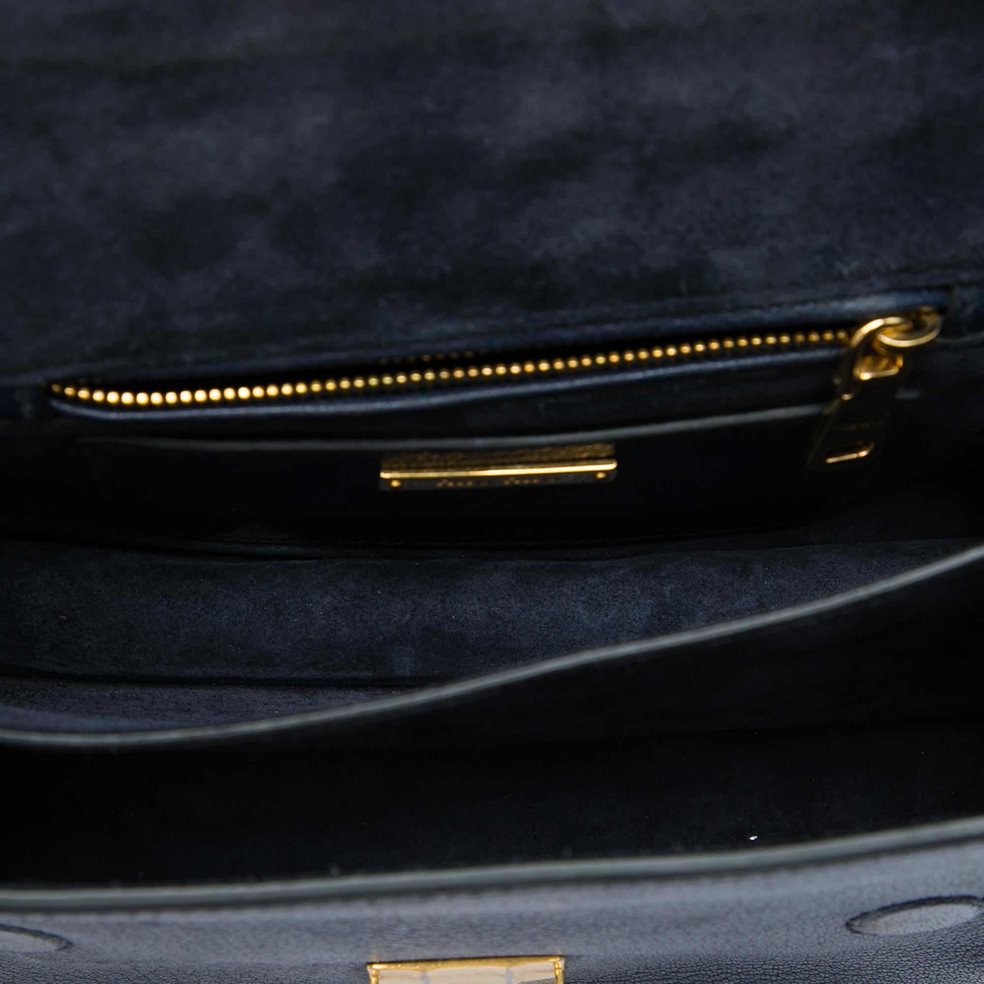 Miu Miu Goatskin Madras Crossbody