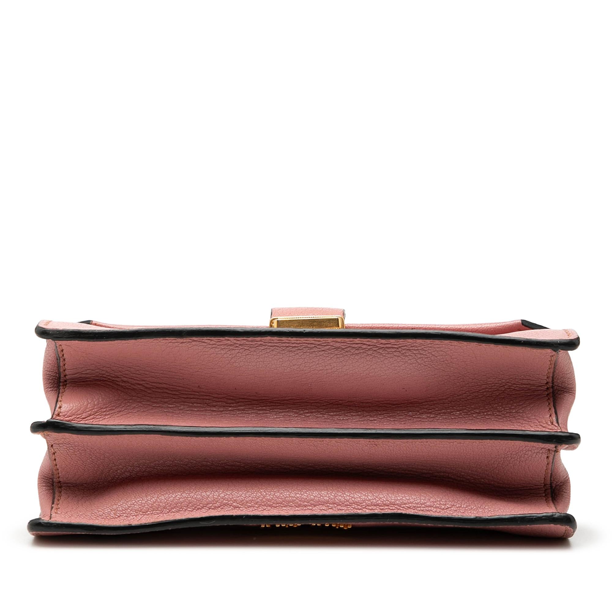Miu Miu Goatskin Madras Crossbody