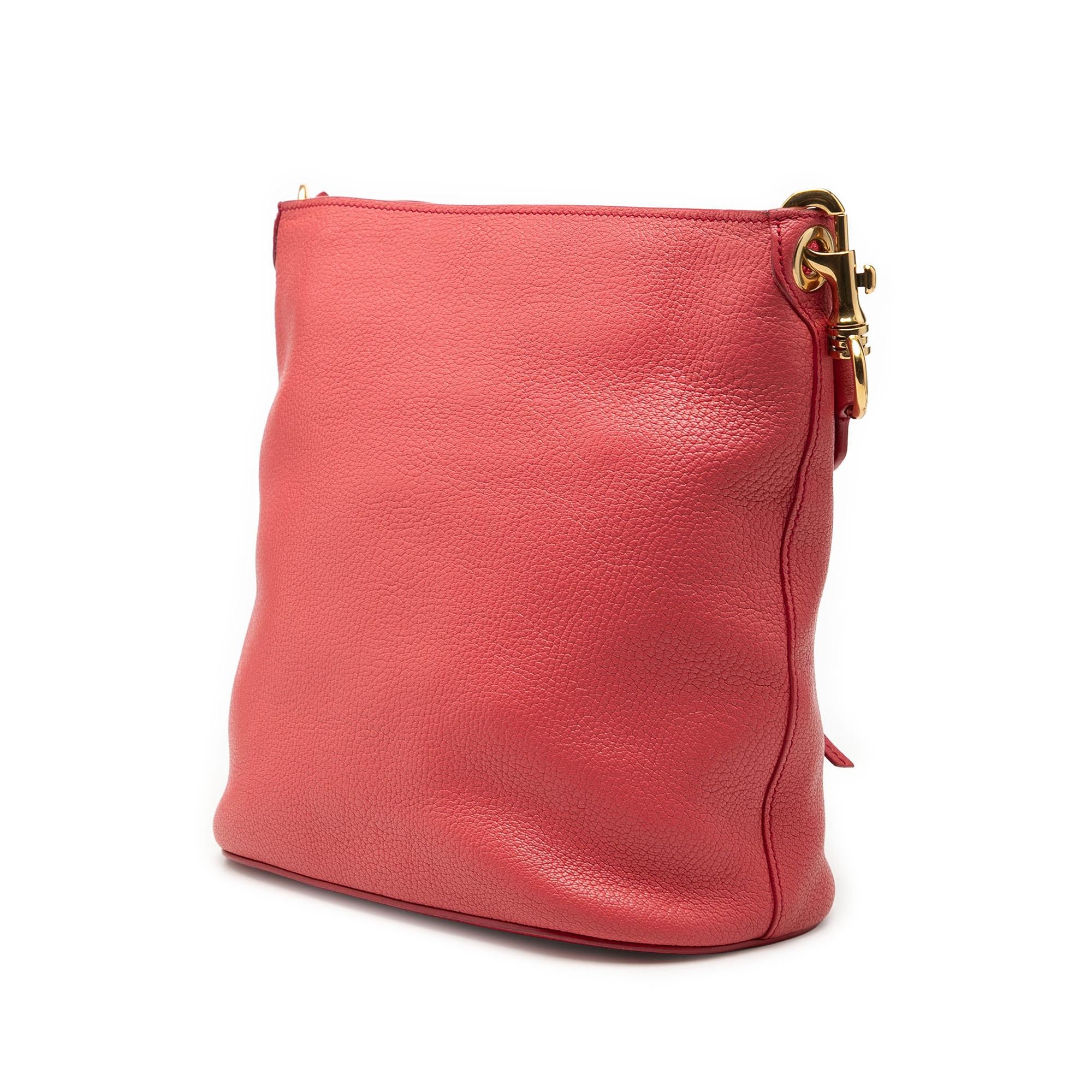 Miu Miu Goatskin Madras Crossbody