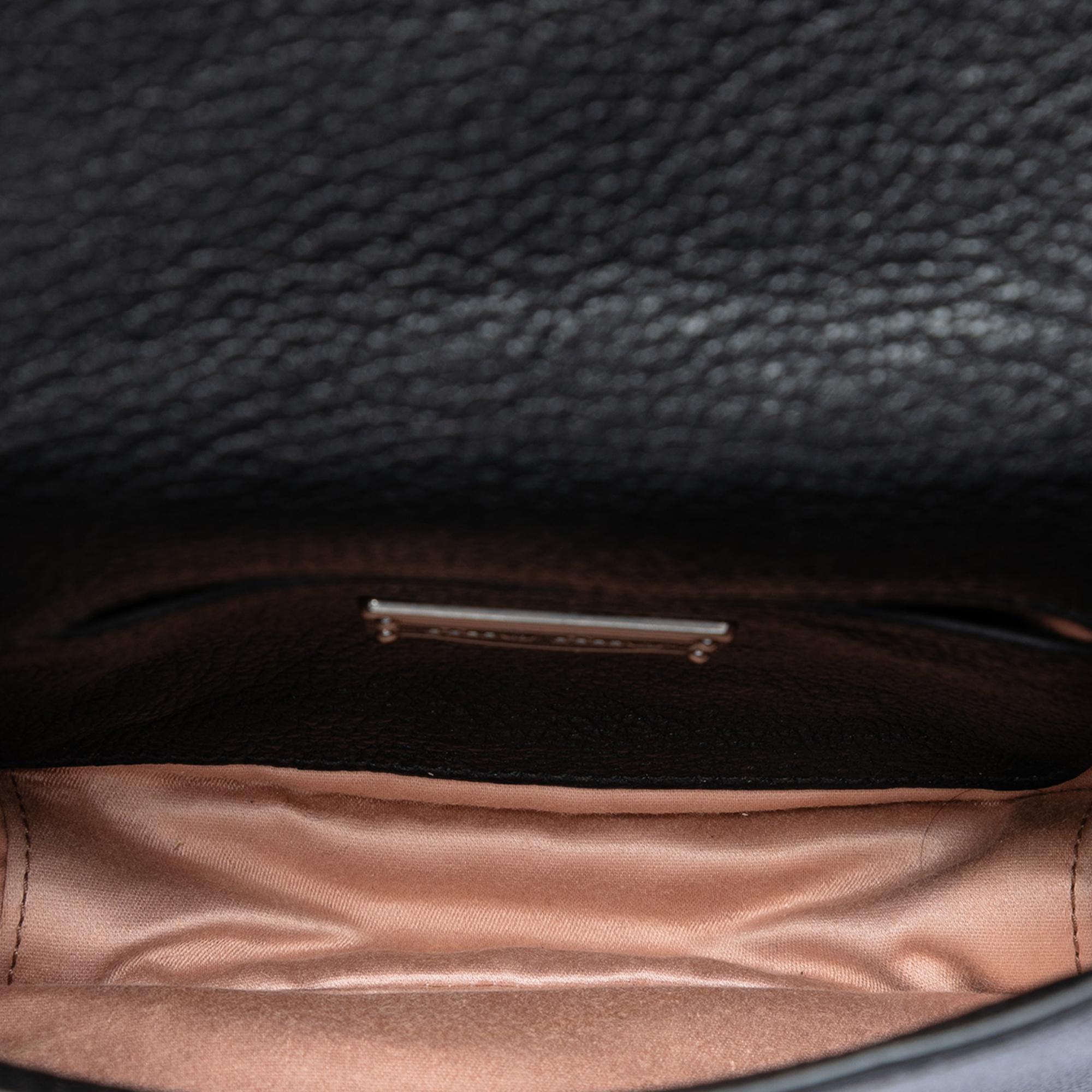 Miu Miu Goatskin Madras Floral Embossed Crossbody
