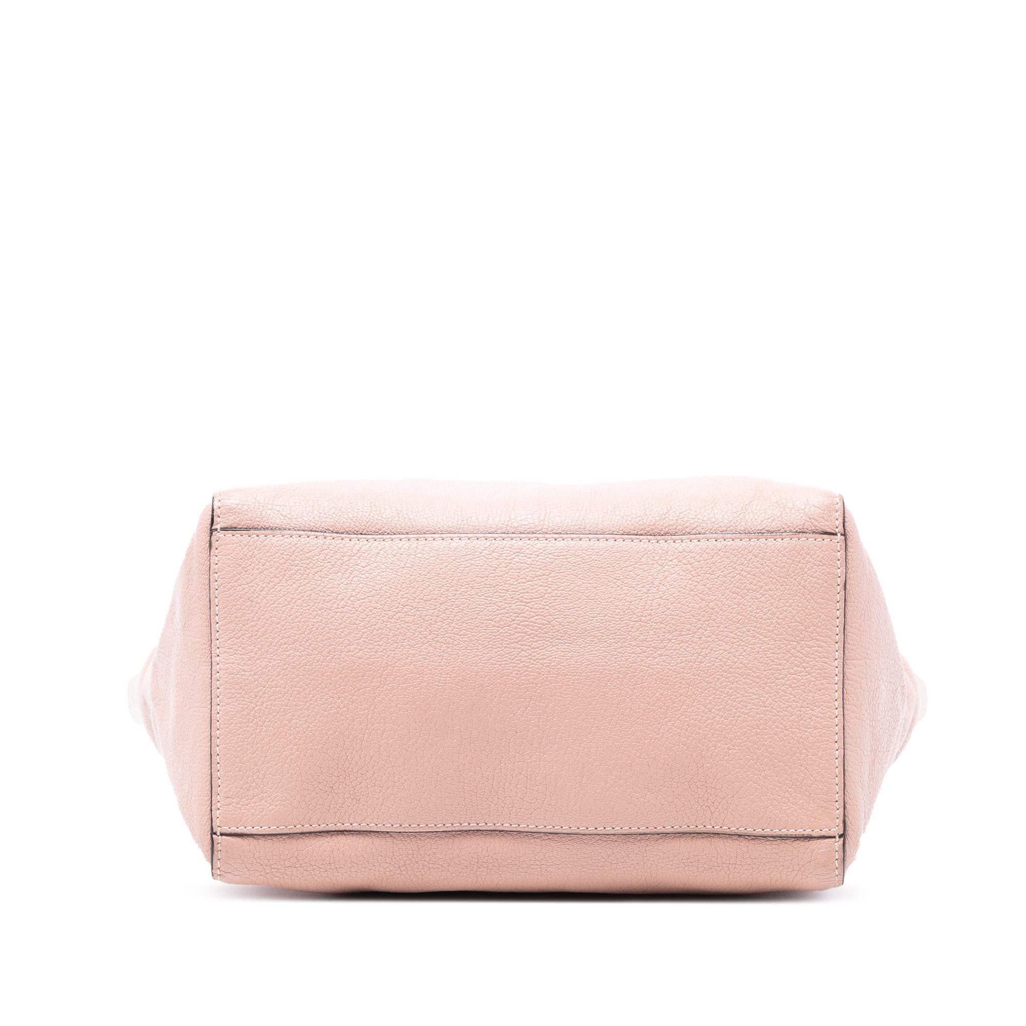 Miu Miu Goatskin Madras Front Pocket Satchel