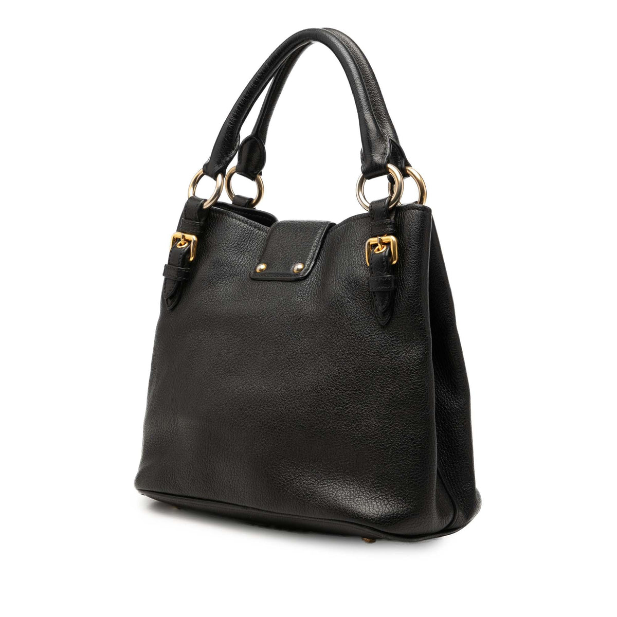 Miu Miu Goatskin Madras Satchel
