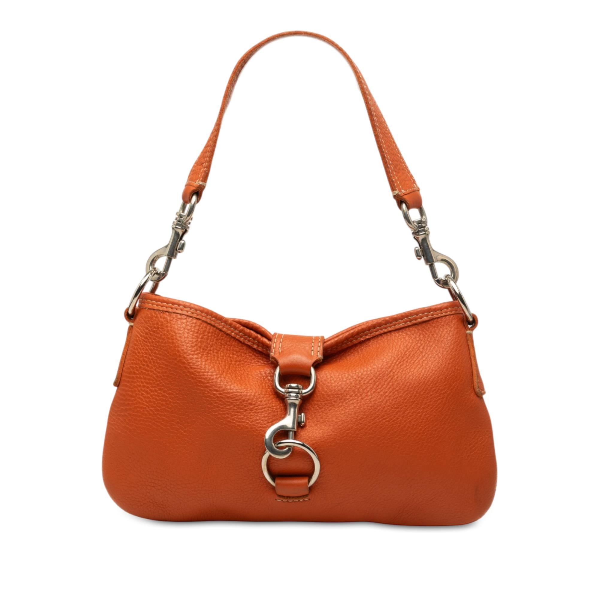 Miu Miu Grained Leather Shoulder Bag