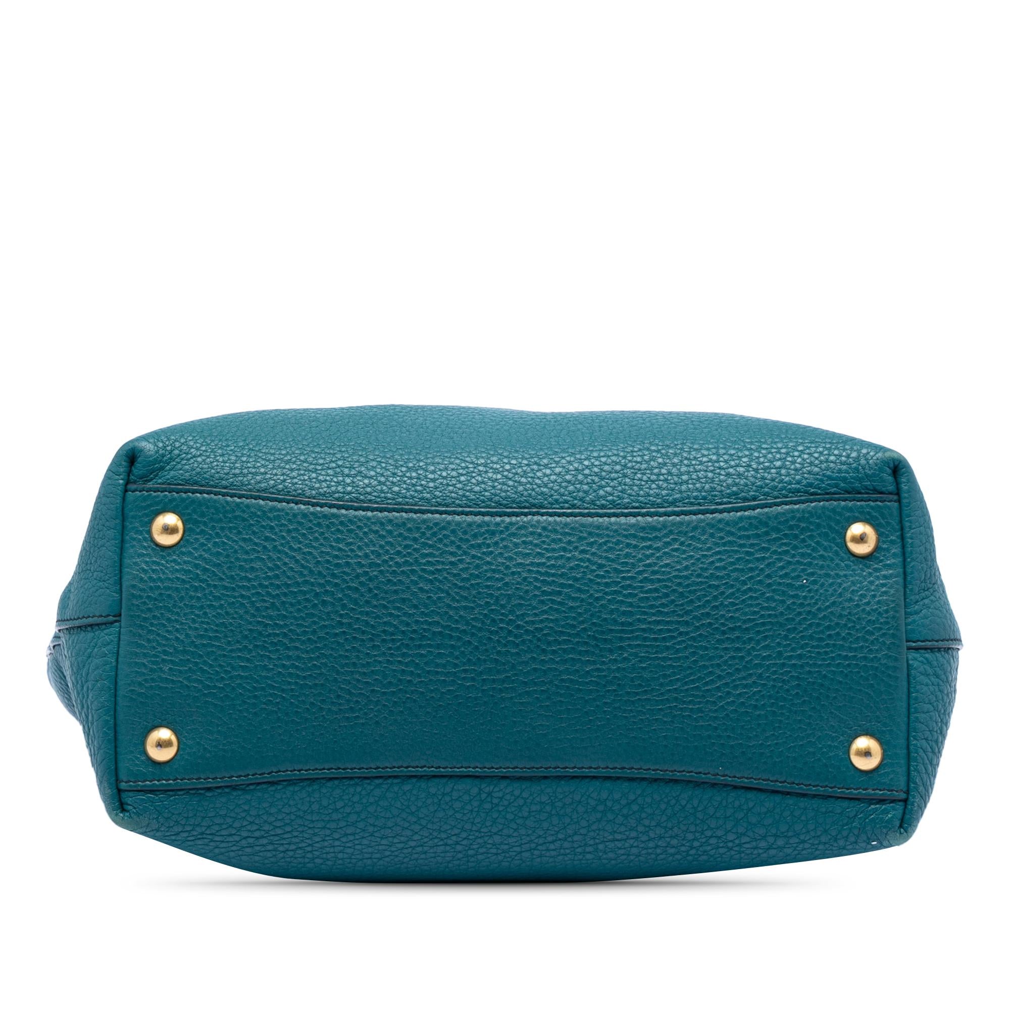 Miu Miu Large Vitello Daino Convertible Shopper Tote