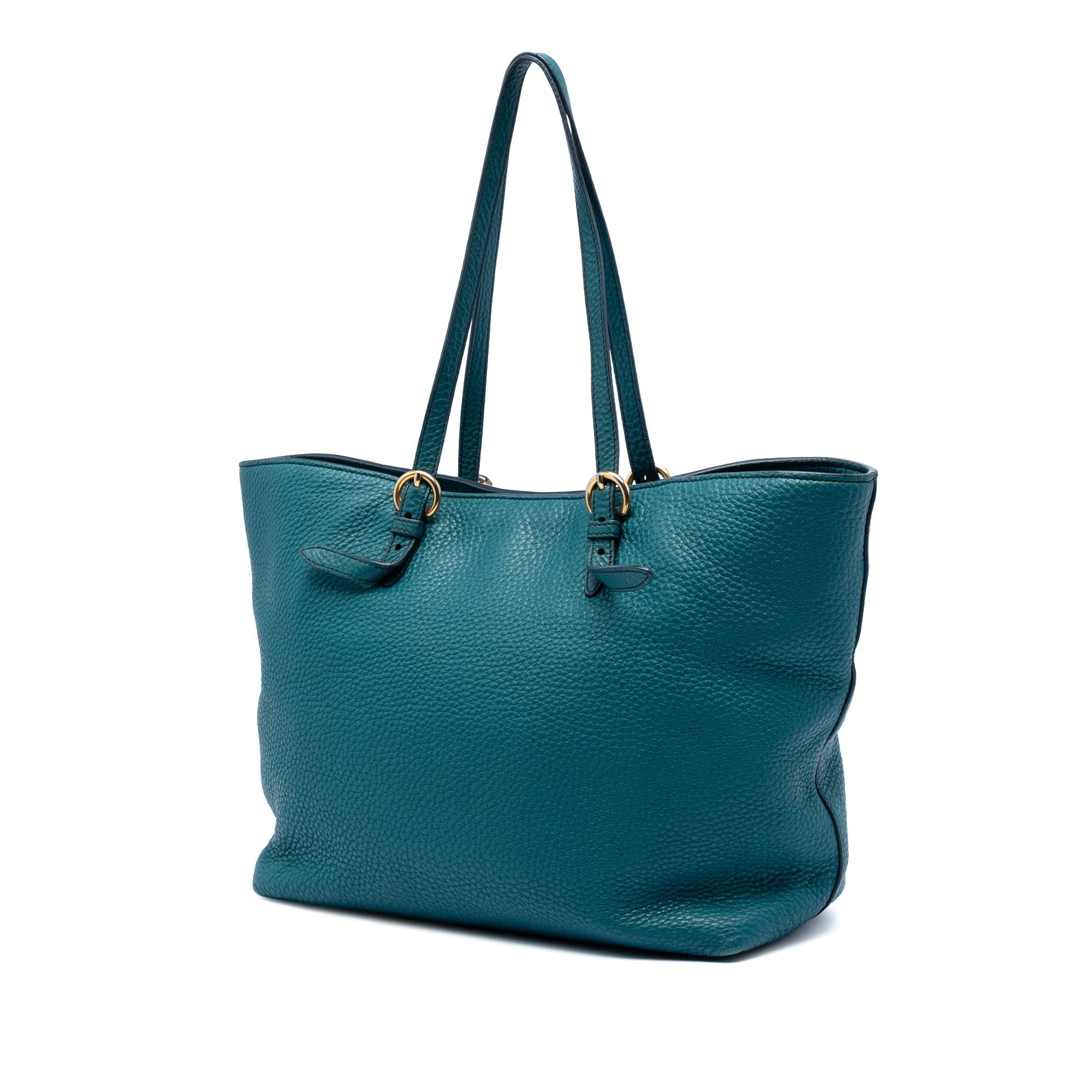 Miu Miu Large Vitello Daino Convertible Shopper Tote