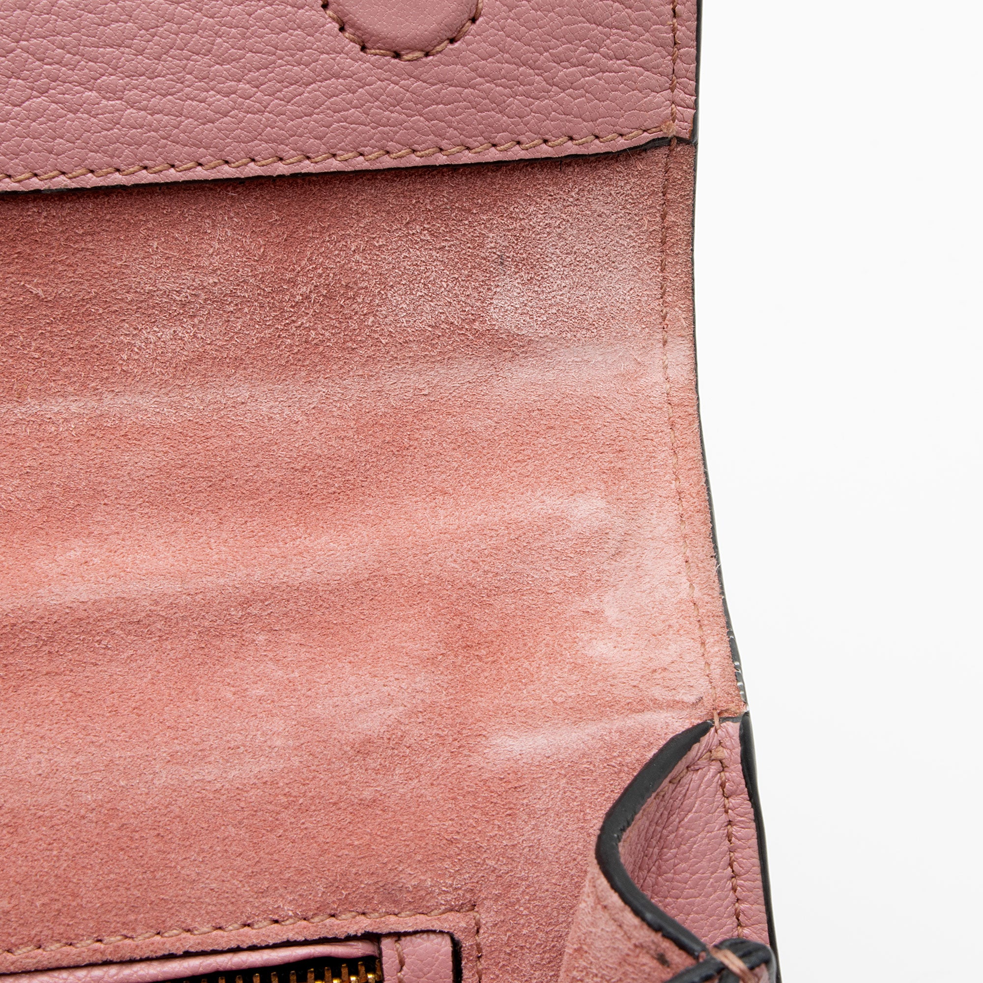 Miu Miu Leather Madras Top Handle