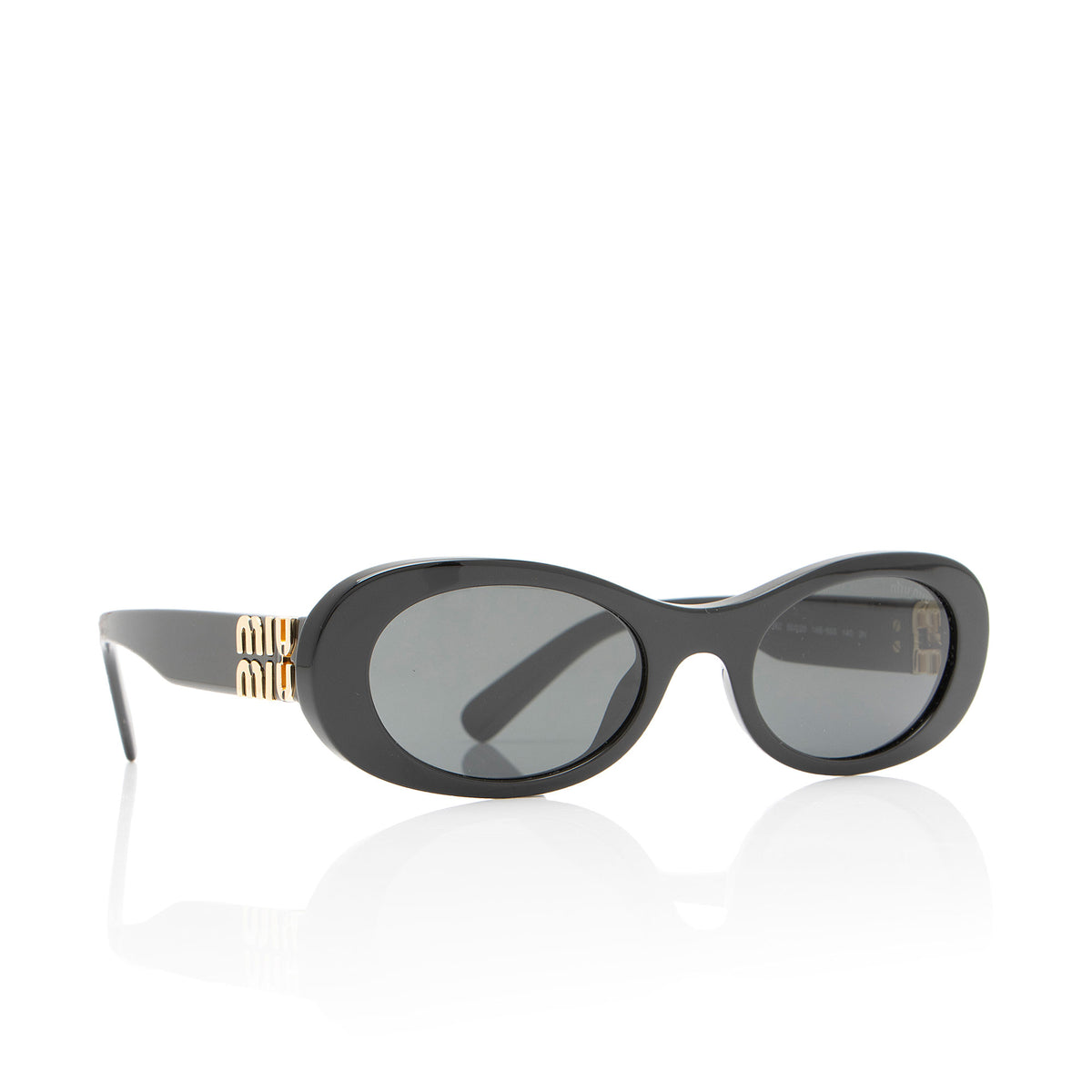 Miu Miu Logo Oval Sunglasses