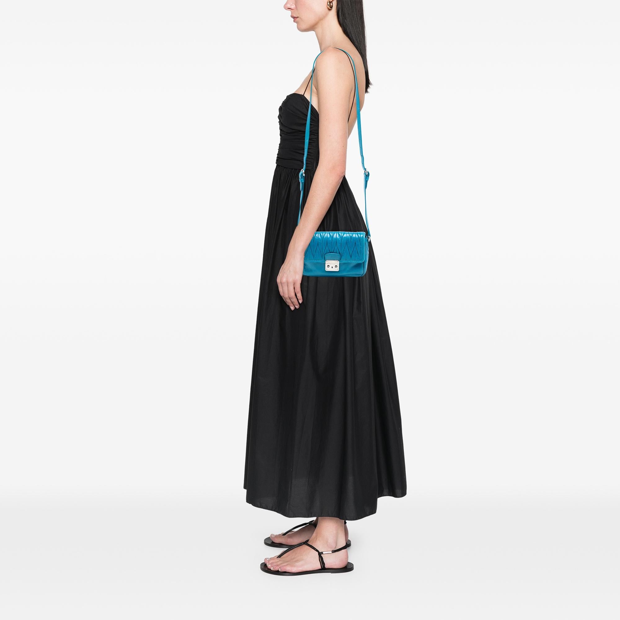 Miu Miu Matelasse Lambskin Flap Crossbody
