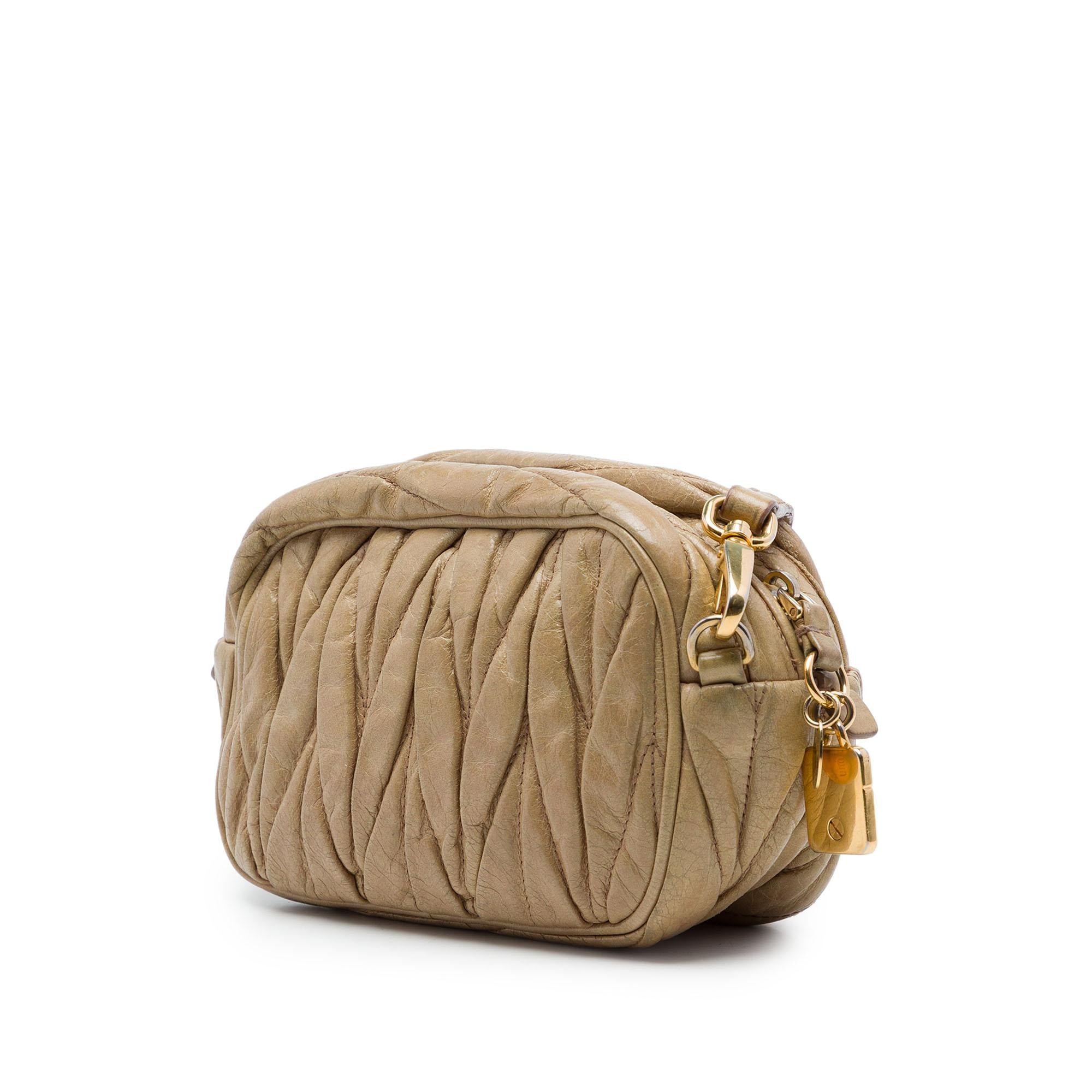 Miu Miu Matelasse Nappa Camera Bag