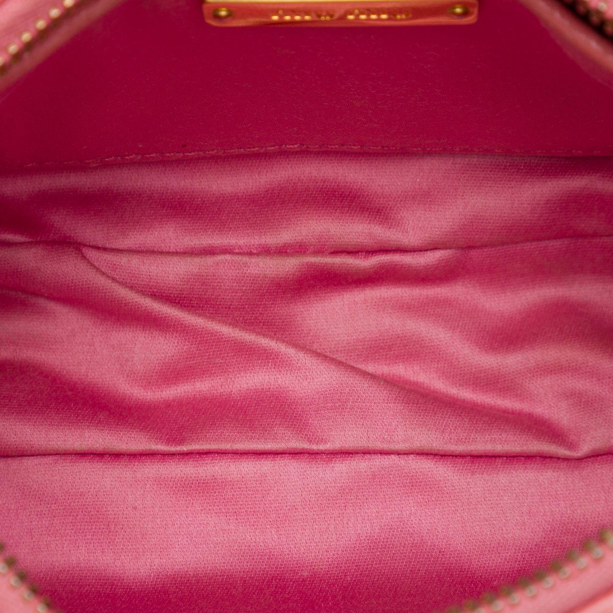 Miu Miu Matelasse Nappa Chain Satchel