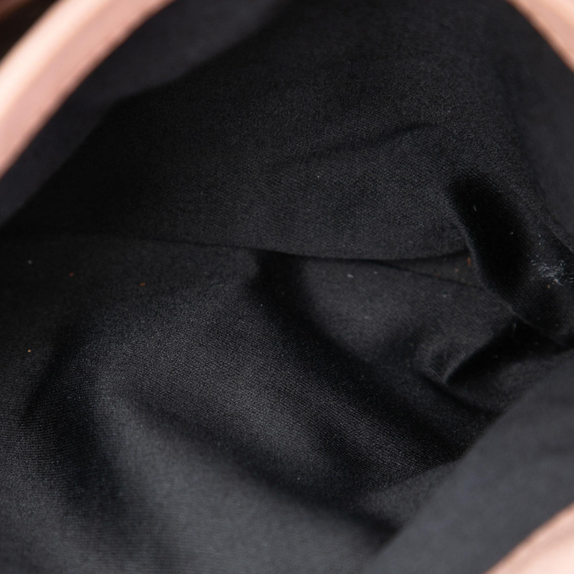 Miu Miu Matelasse Nappa Crystal Chain Satchel