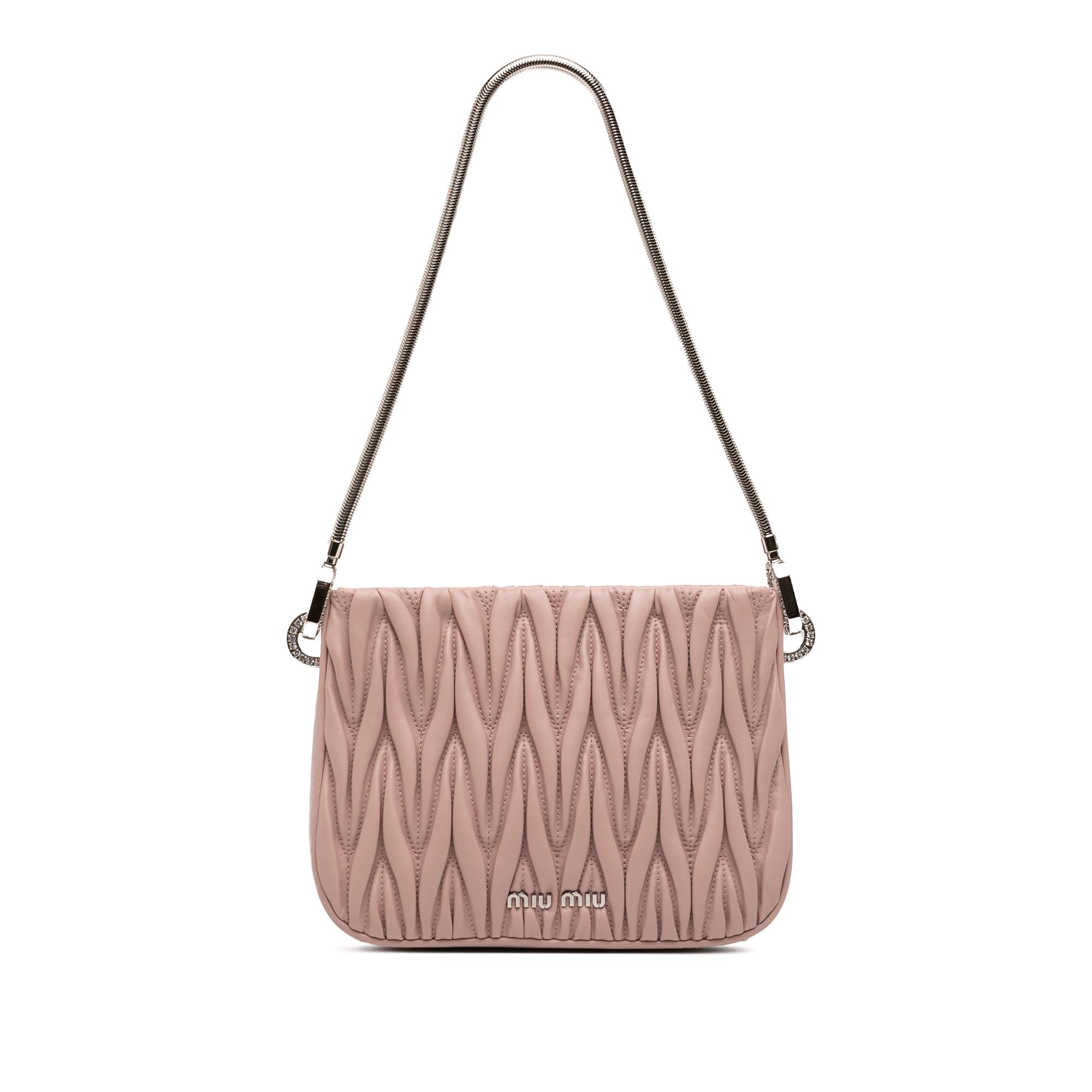 Miu Miu Matelasse Nappa Sassy Shoulder Bag