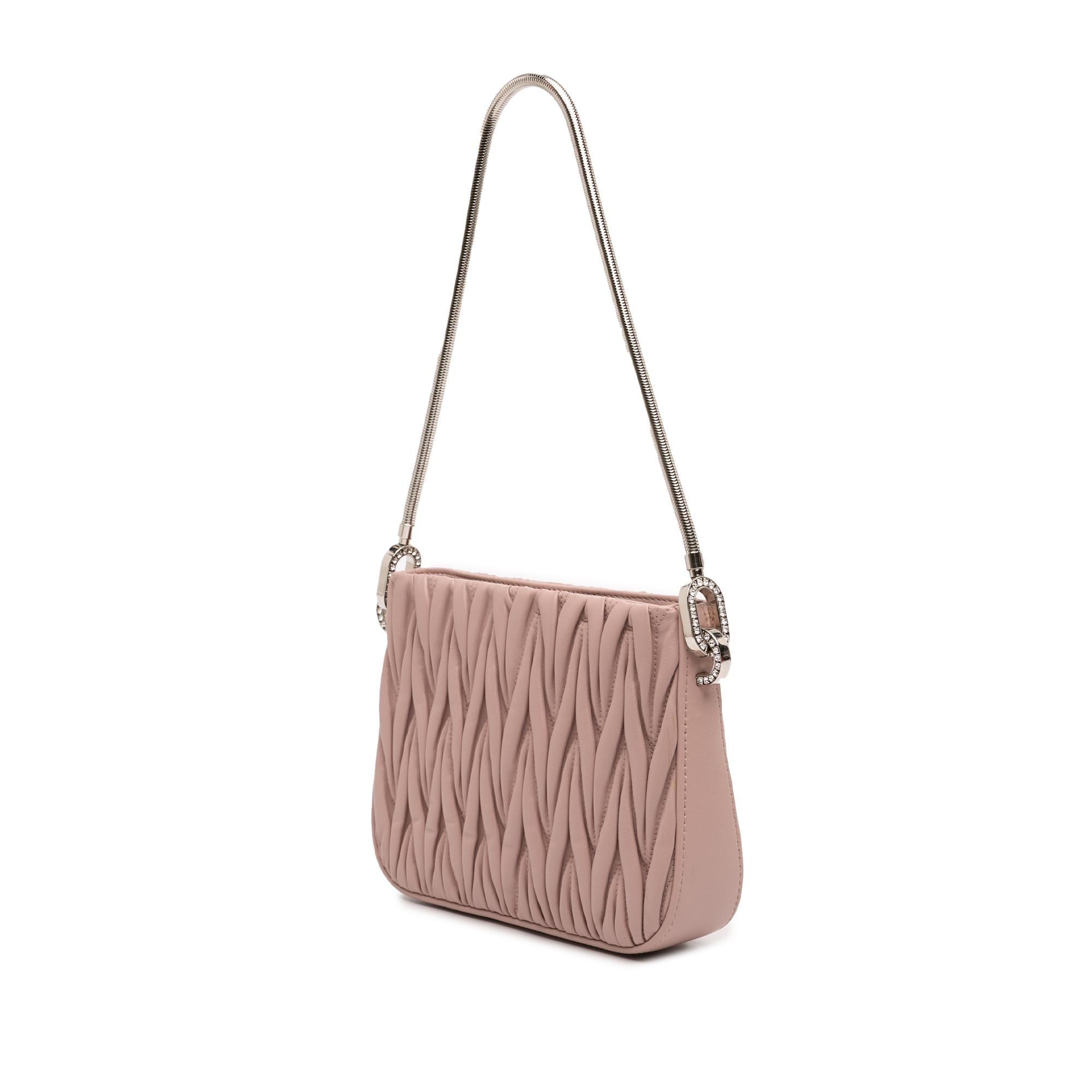 Miu Miu Matelasse Nappa Sassy Shoulder Bag