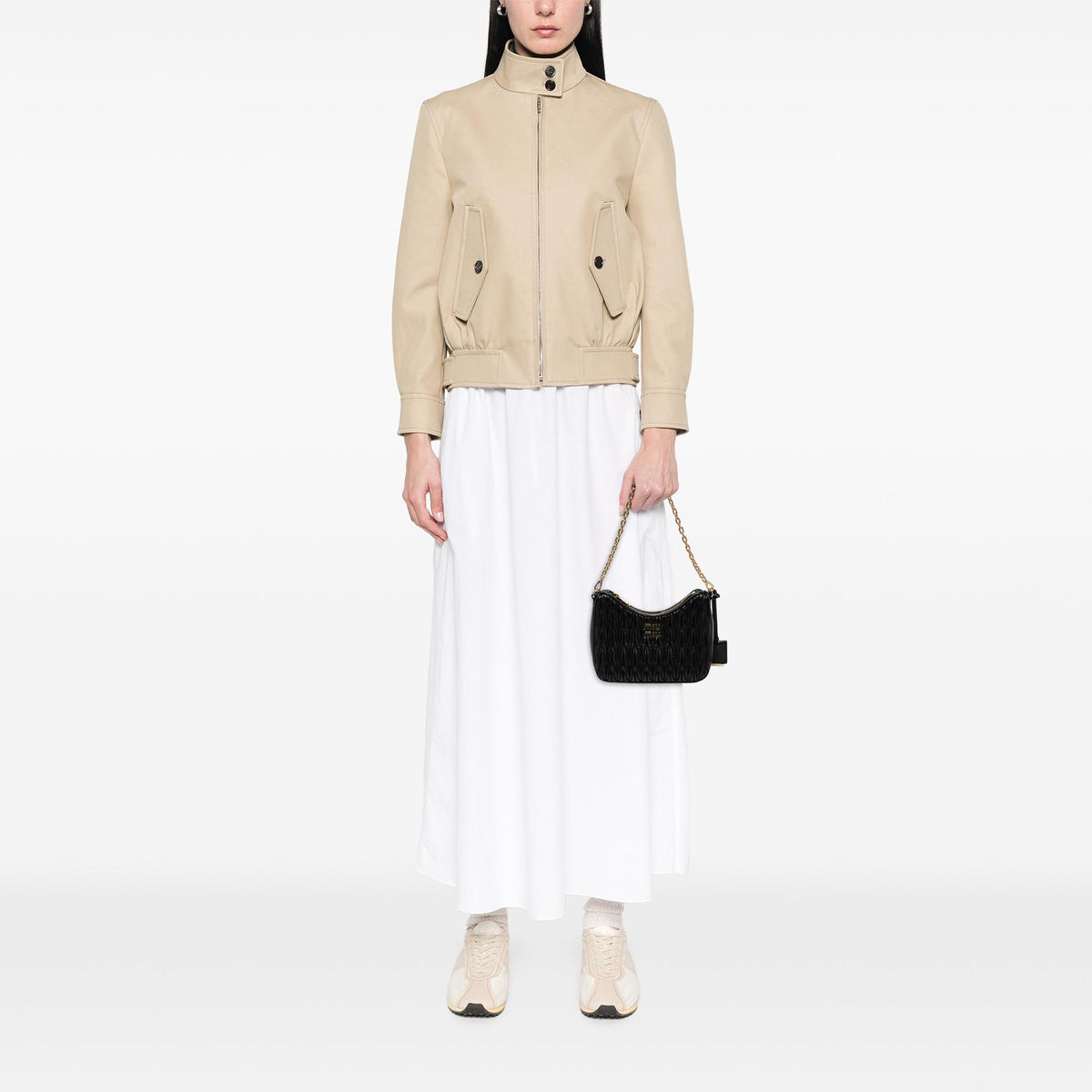 Miu Miu Matelasse Nappa Satchel