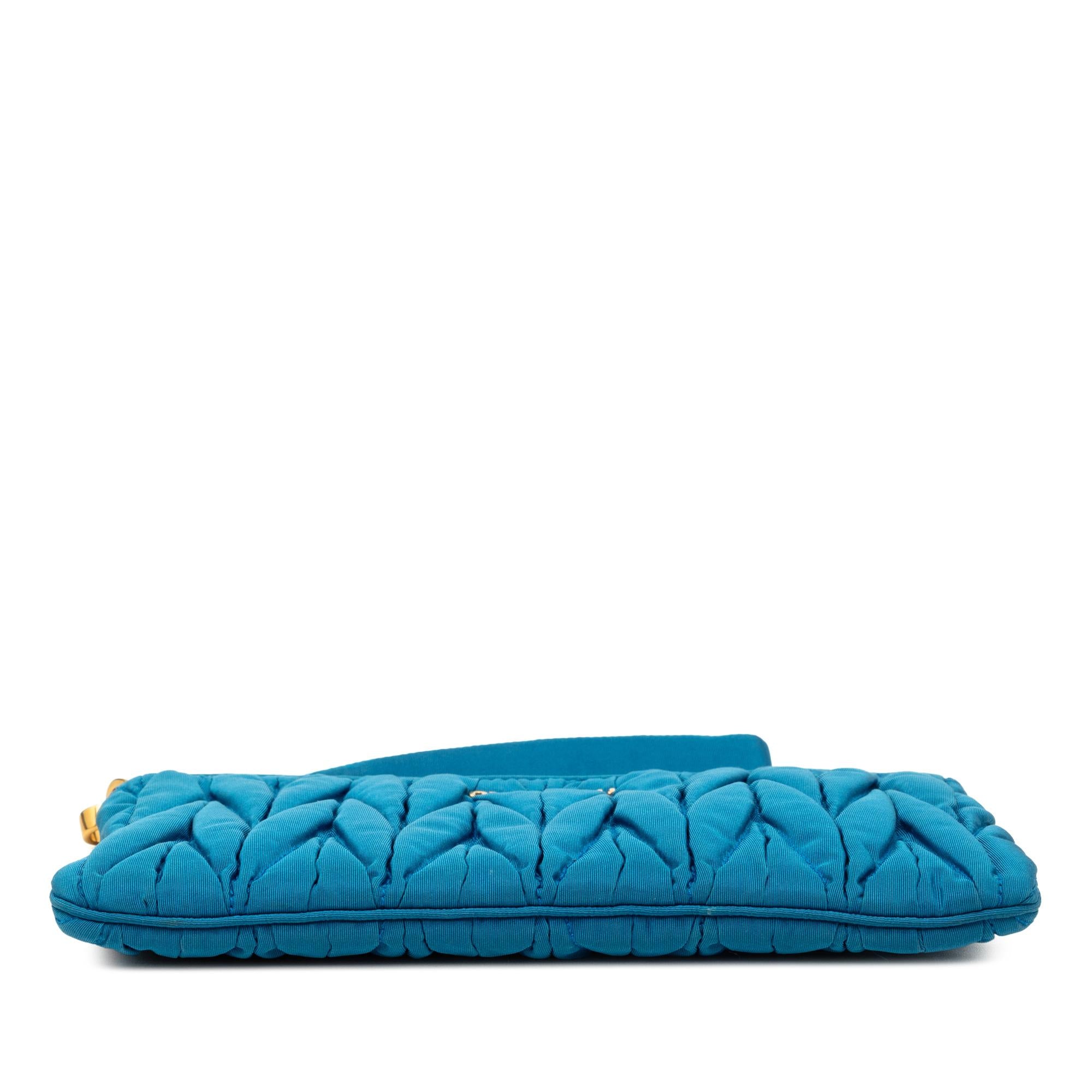 Miu Miu Matelasse Nylon Clutch