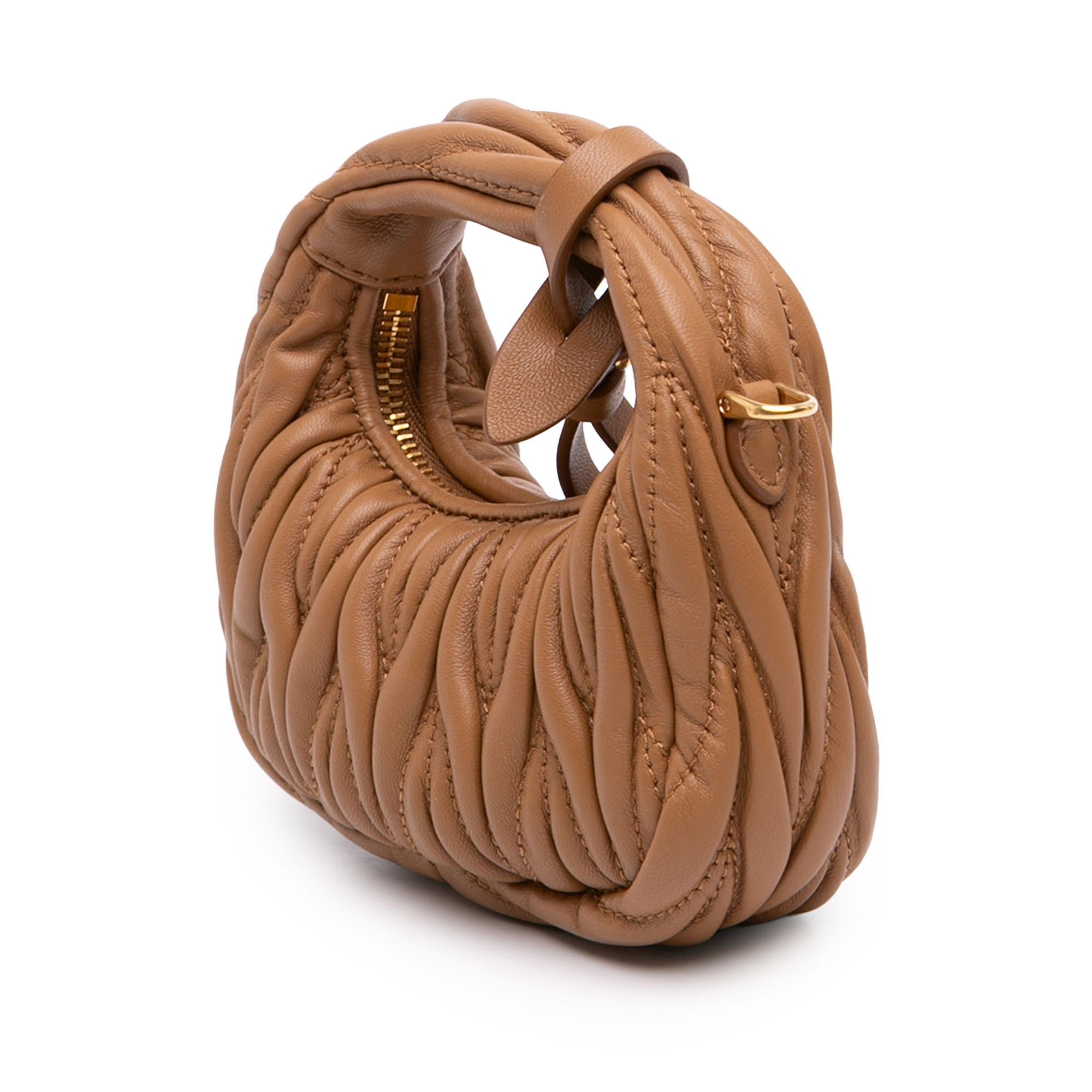 Miu Miu Micro Nappa Matelasse Wander Bag
