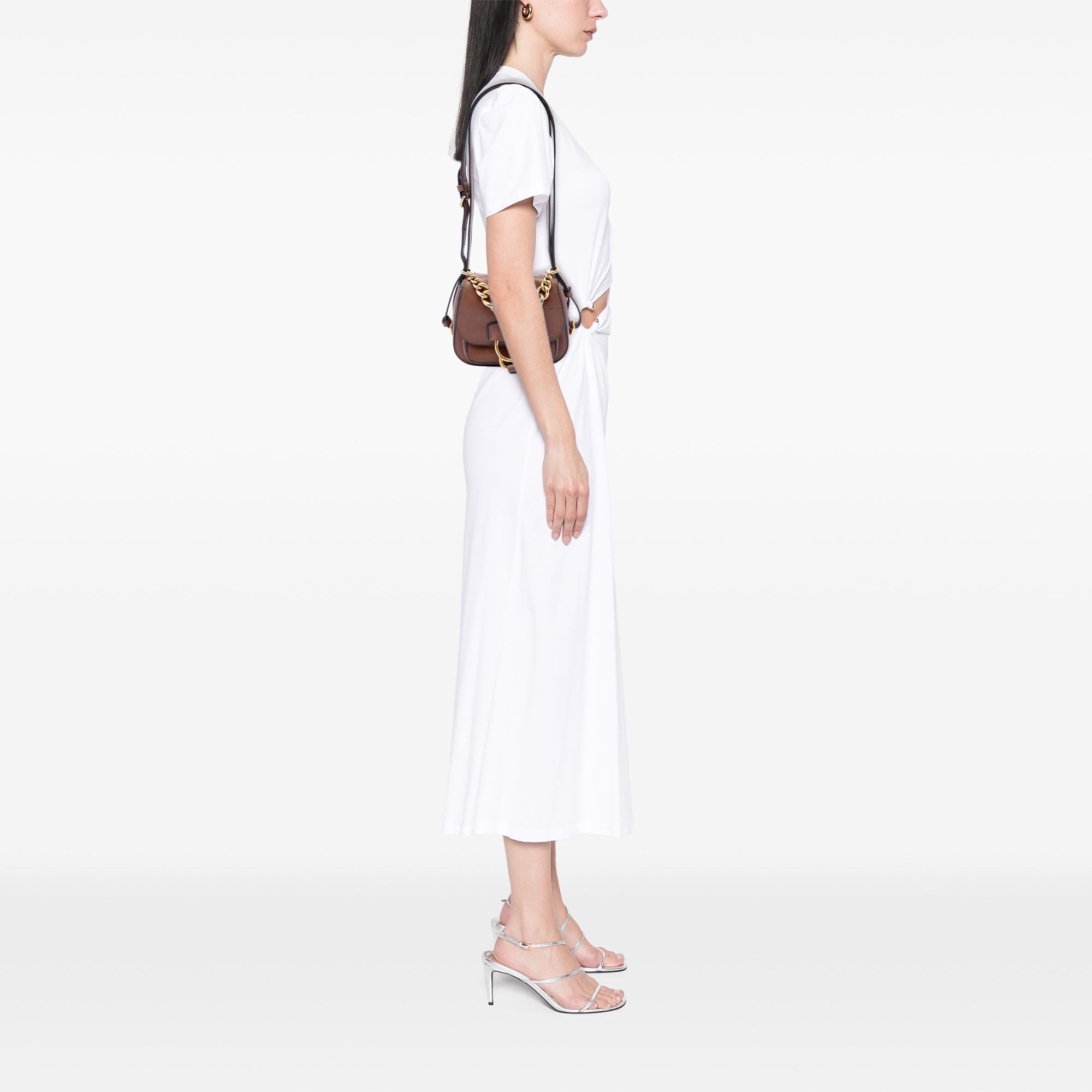 Miu Miu Mini Goatskin Madras Dahlia Satchel