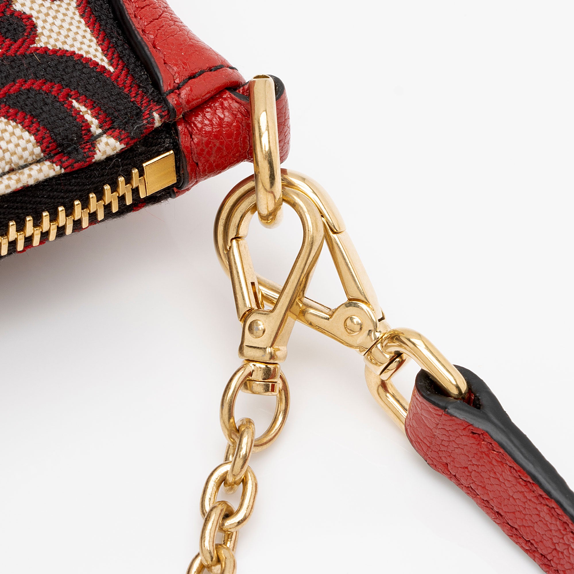 Miu Miu Monogram Jacquard Madras Crossbody Bag (SHF-Z3G2Rc)