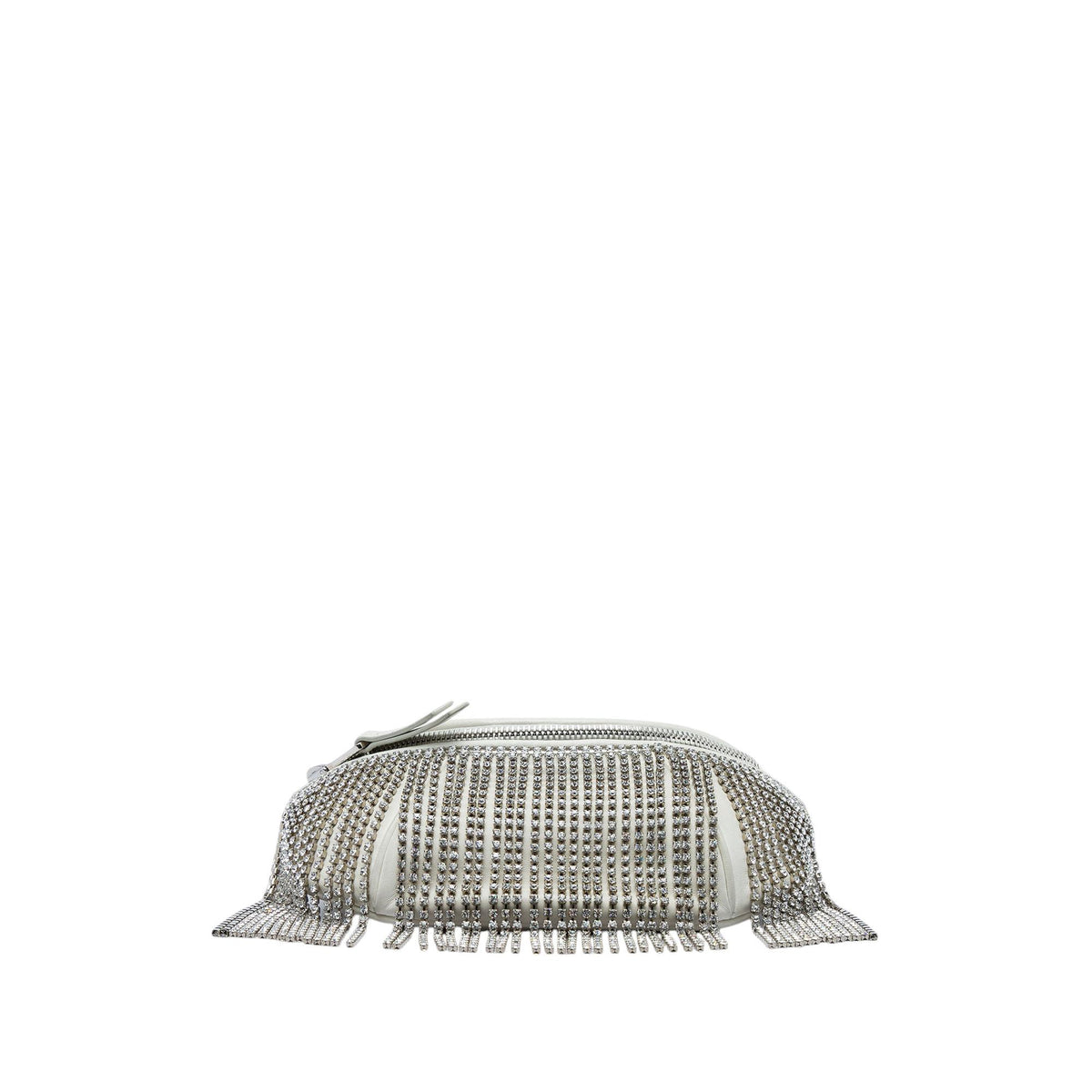 Miu Miu Nappa Crystal Fringe Convertible Belt Bag