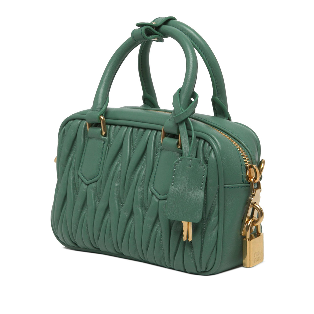 Miu Miu Small Matelasse Nappa Arcadie Satchel