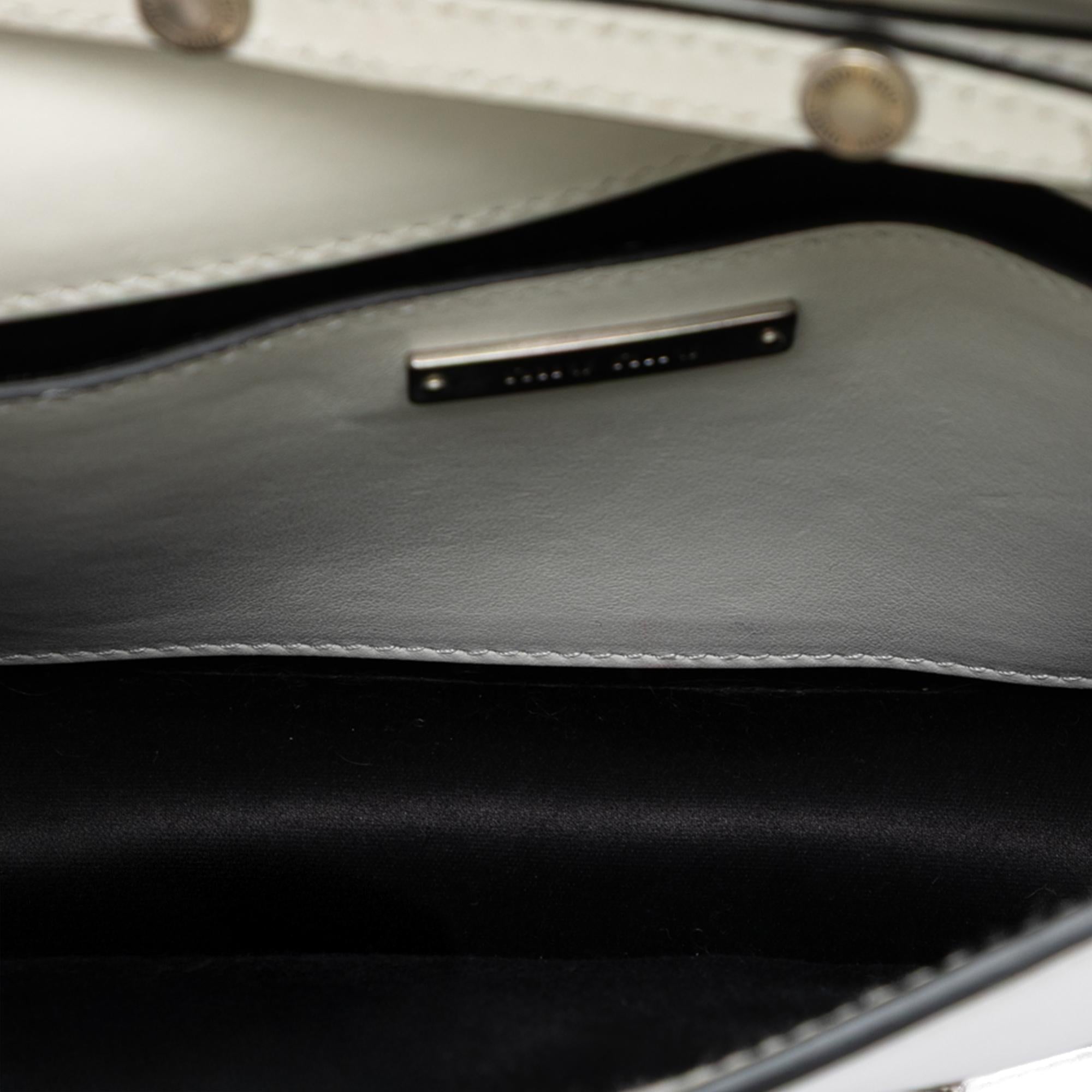Miu Miu Smooth Leather Star Crystal Embellished Crossbody