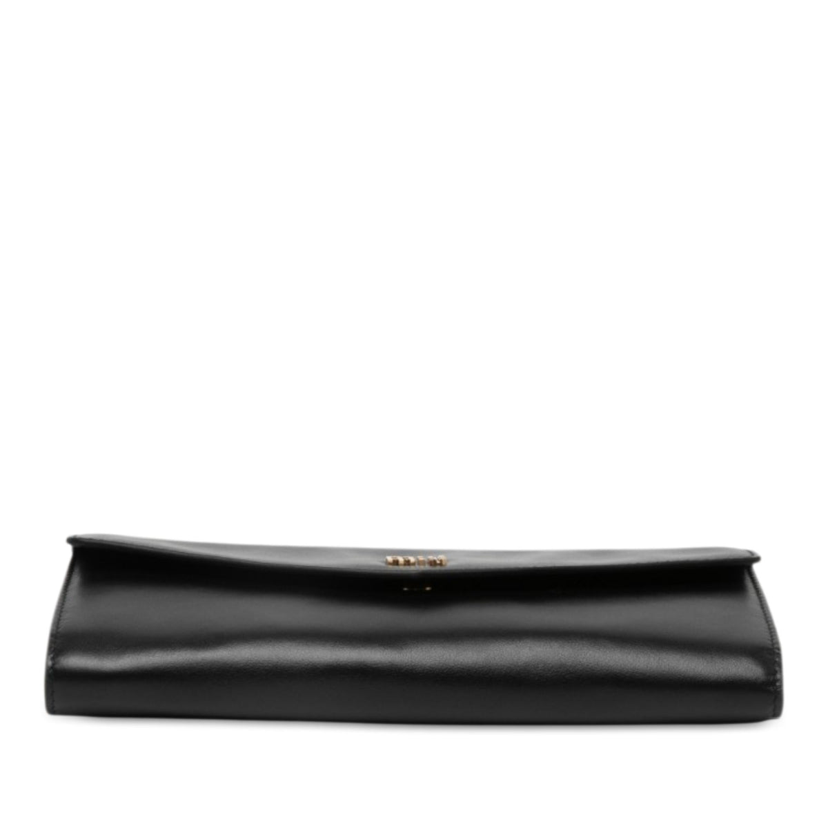Miu Miu Soft Calf Logo Wallet on Strap