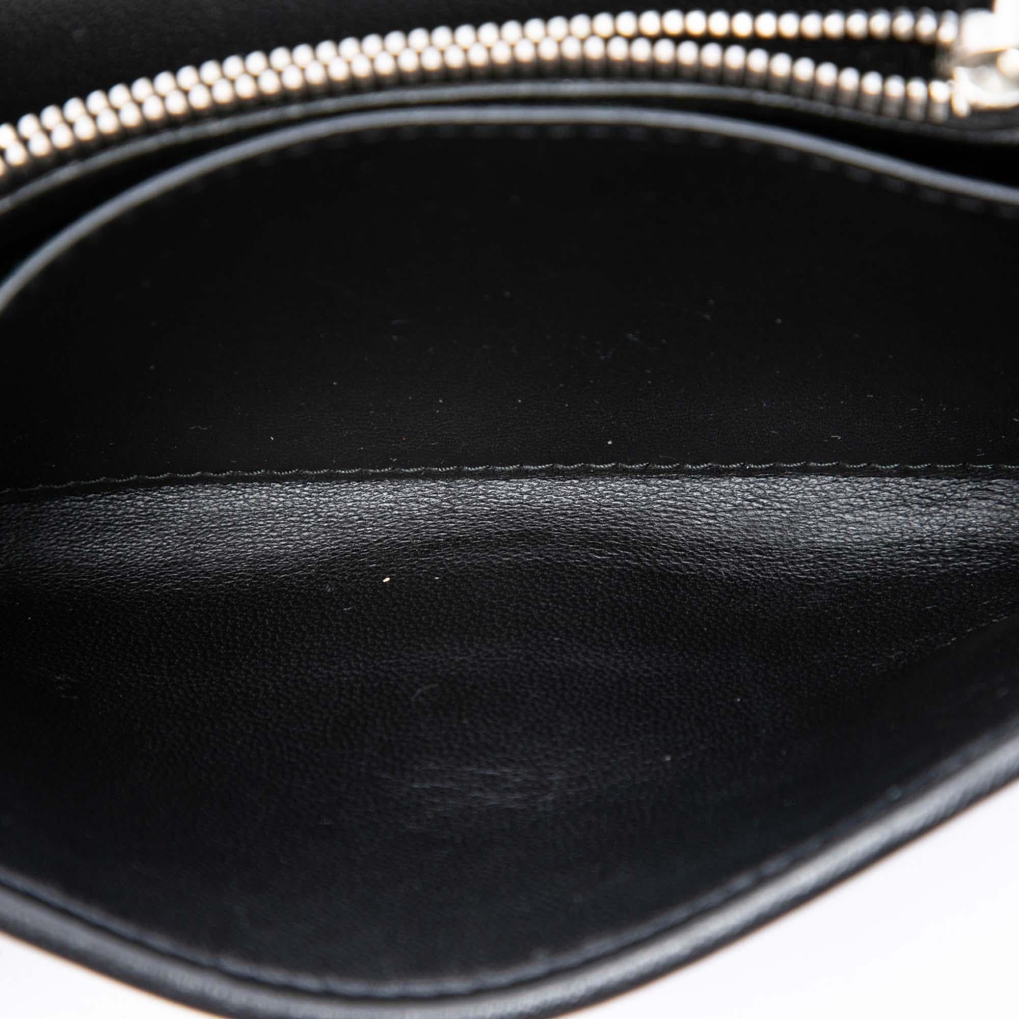 Miu Miu Soft Nappa Crystal Embellished Wallet on Chain
