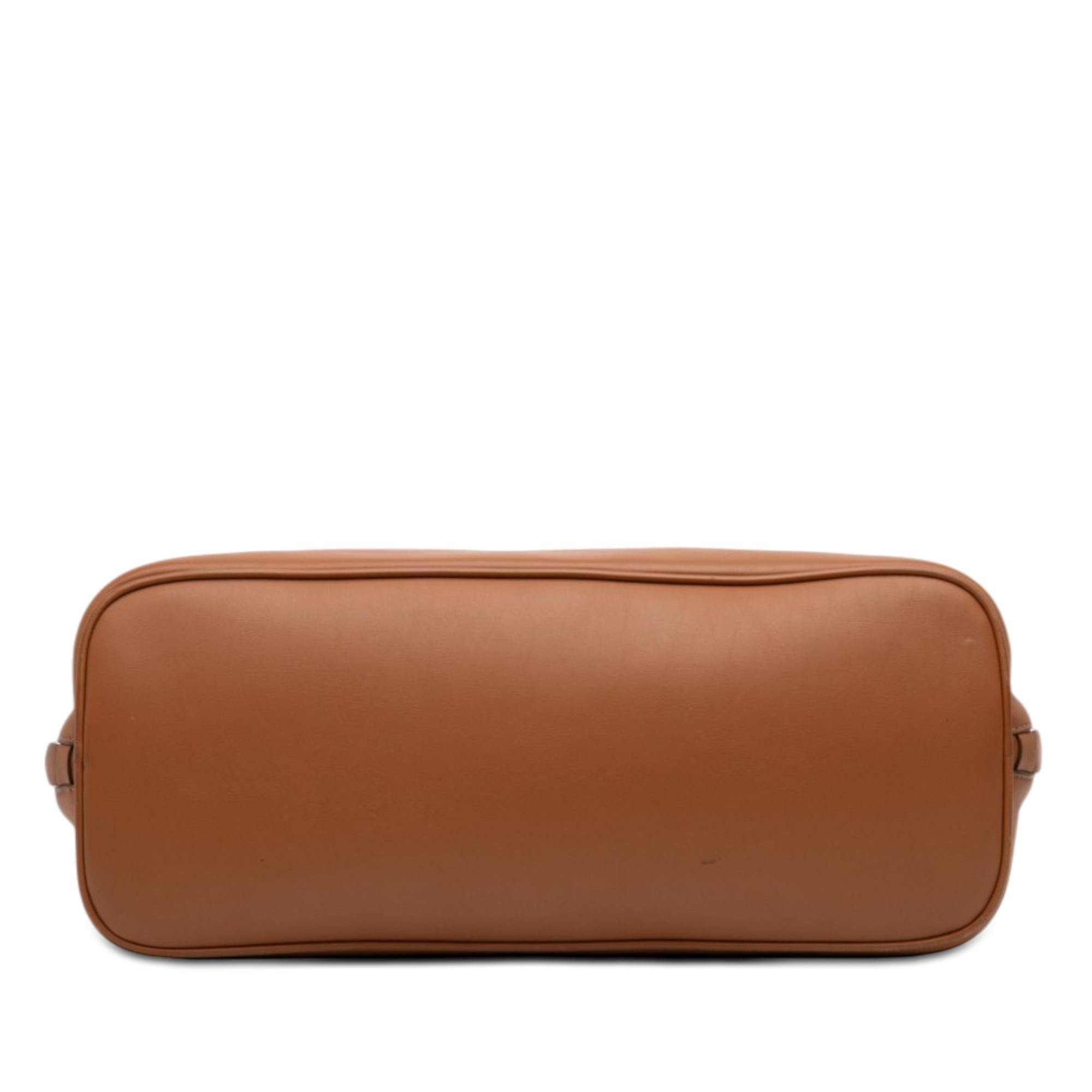 Miu Miu Softy Calfskin Embossed Logo Shoulder Bag