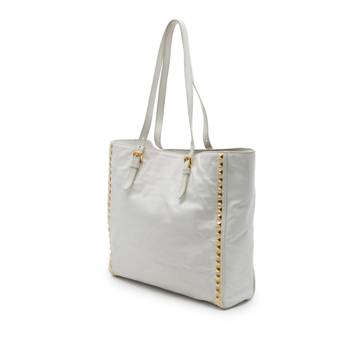 Miu Miu Studded Soft Calf Tote