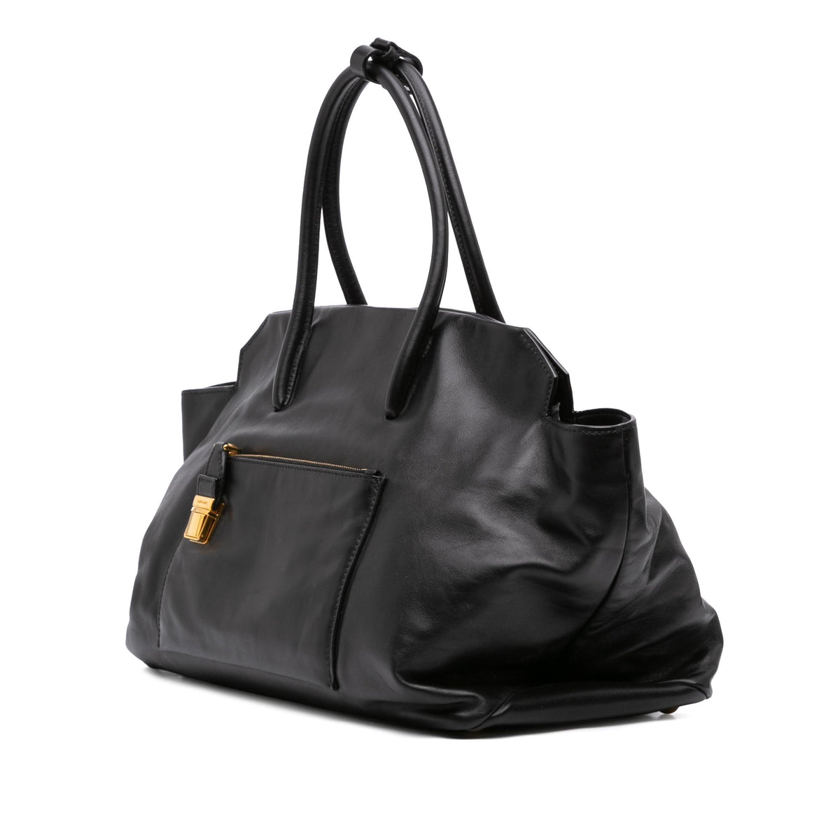 Miu Miu Vitello Soft Front Pocket Satchel
