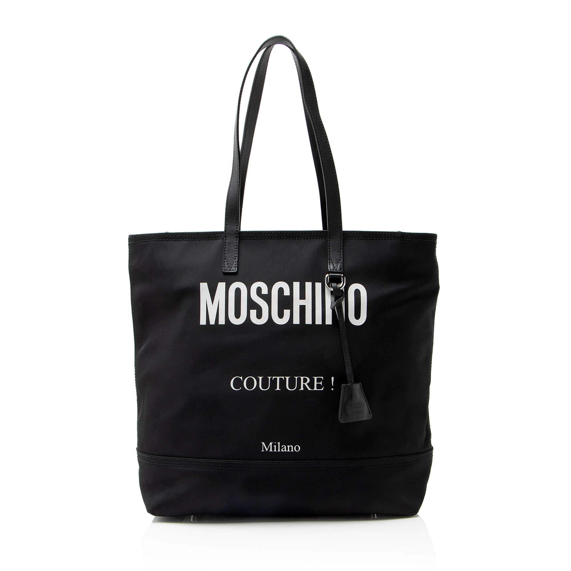 Moschino Canvas Logo Tote
