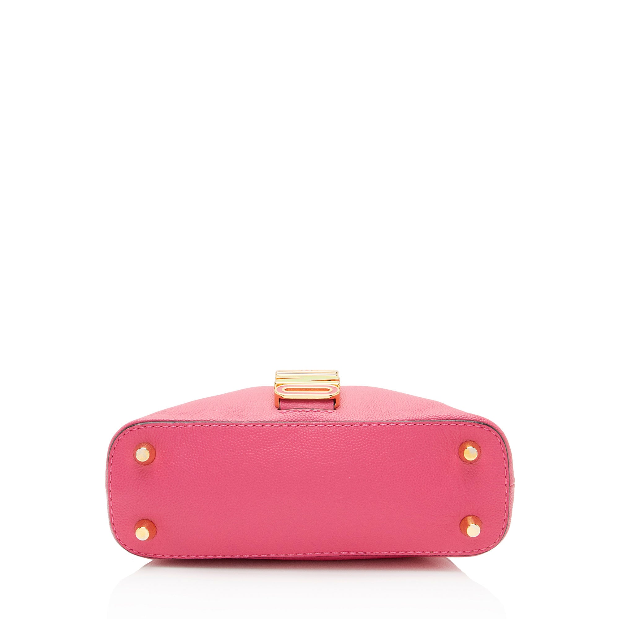 Moschino Leather Rainbow Letter Crossbody