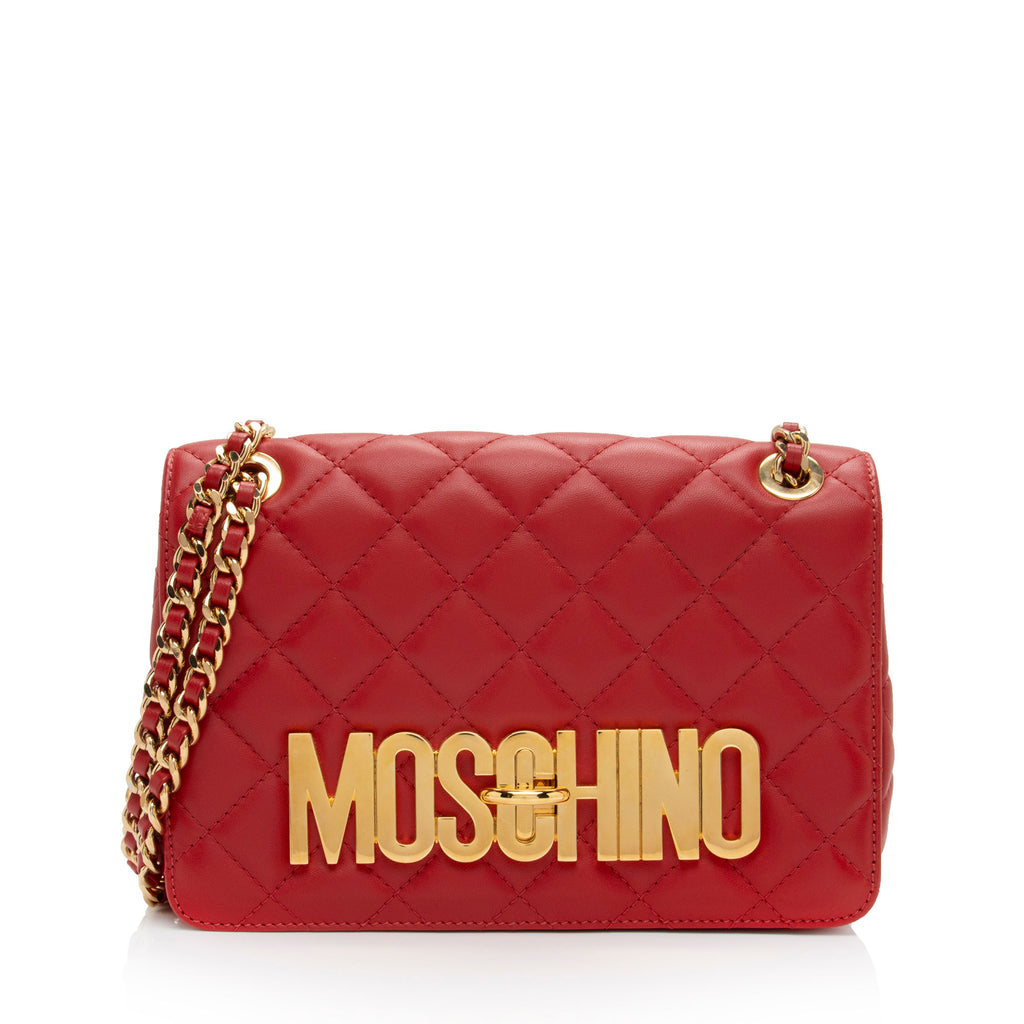 Red moschino bag clearance