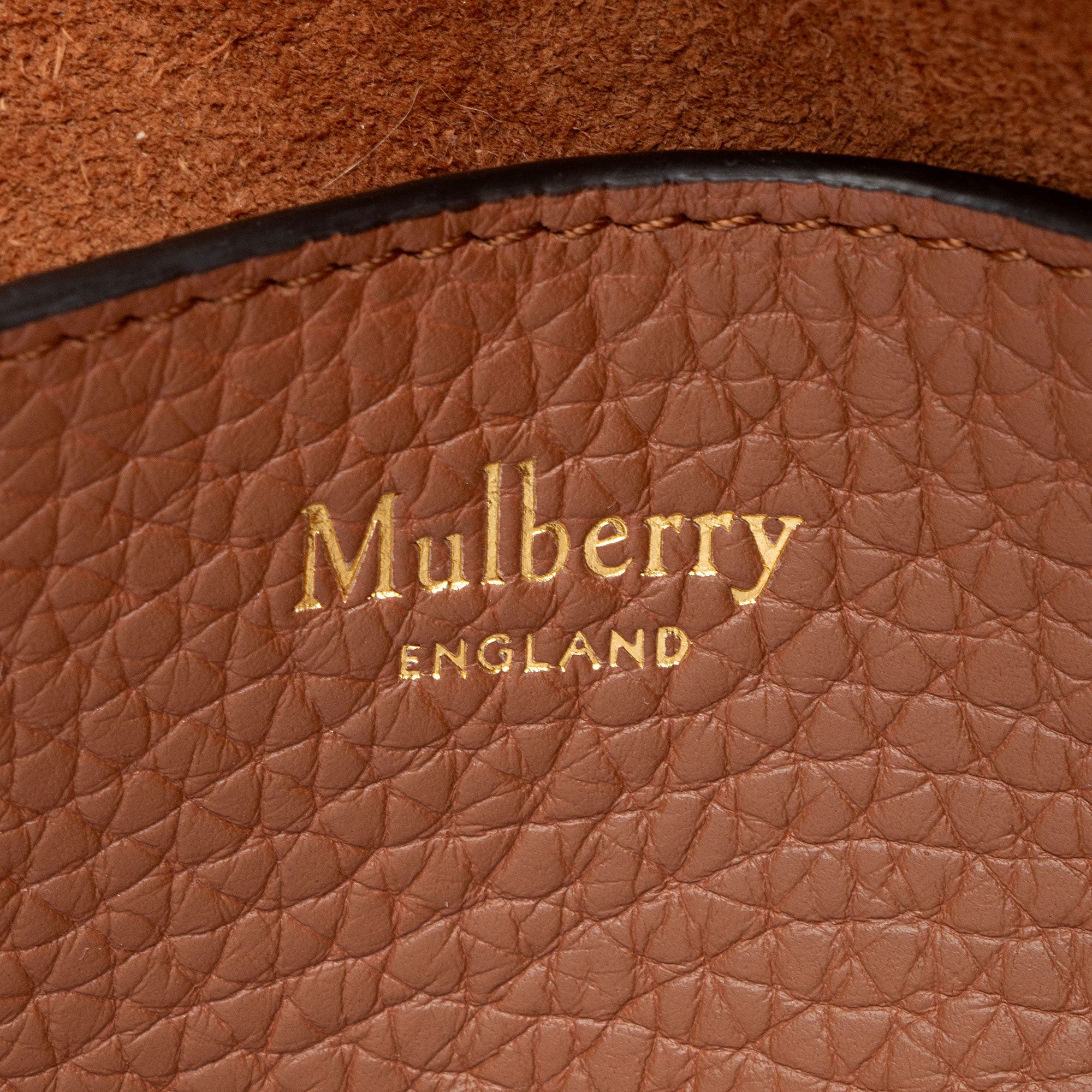 Mulberry Grained Leather Alexa Braided Top Handle