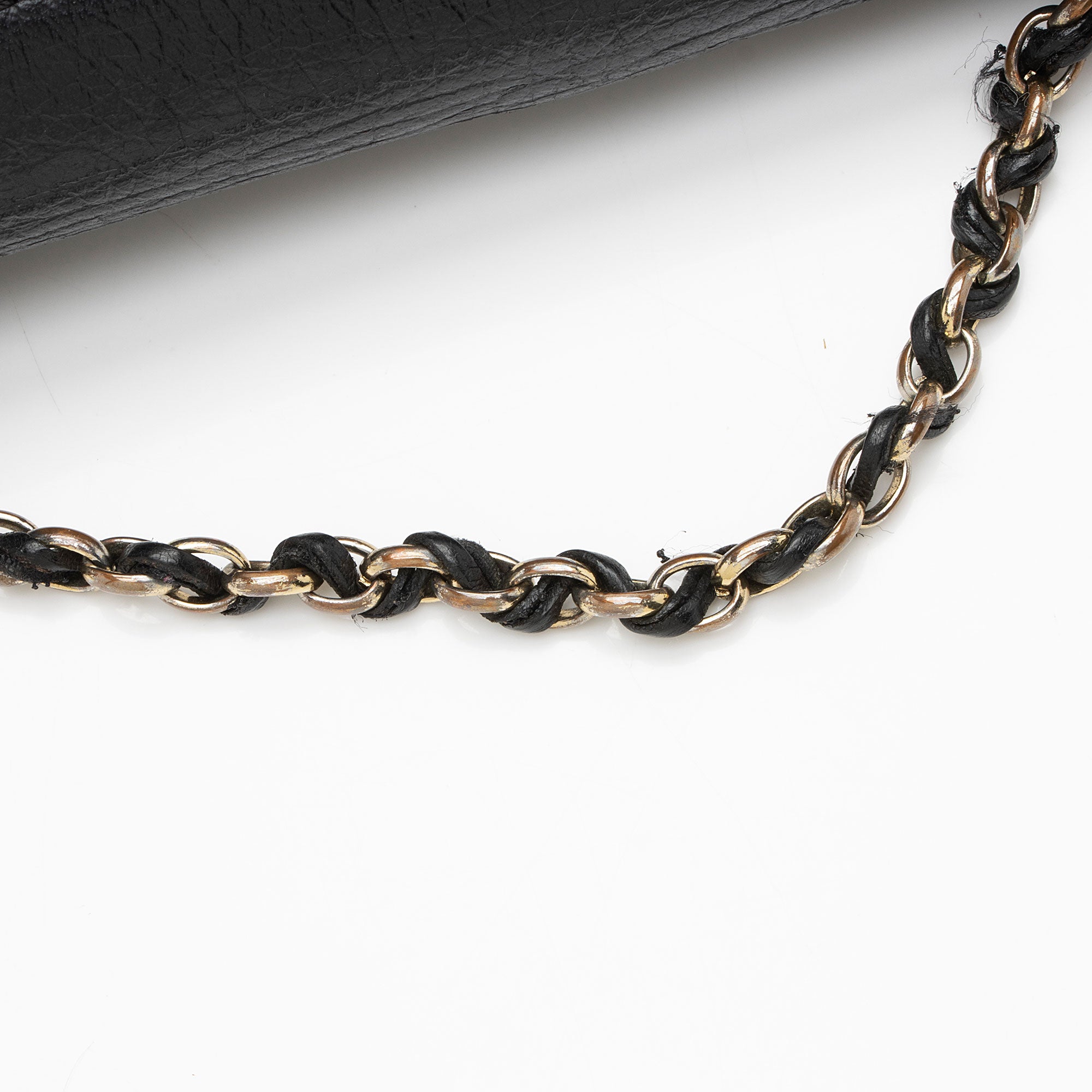 Mulberry Leather Scallop Trimmed Lily Shoulder Bag