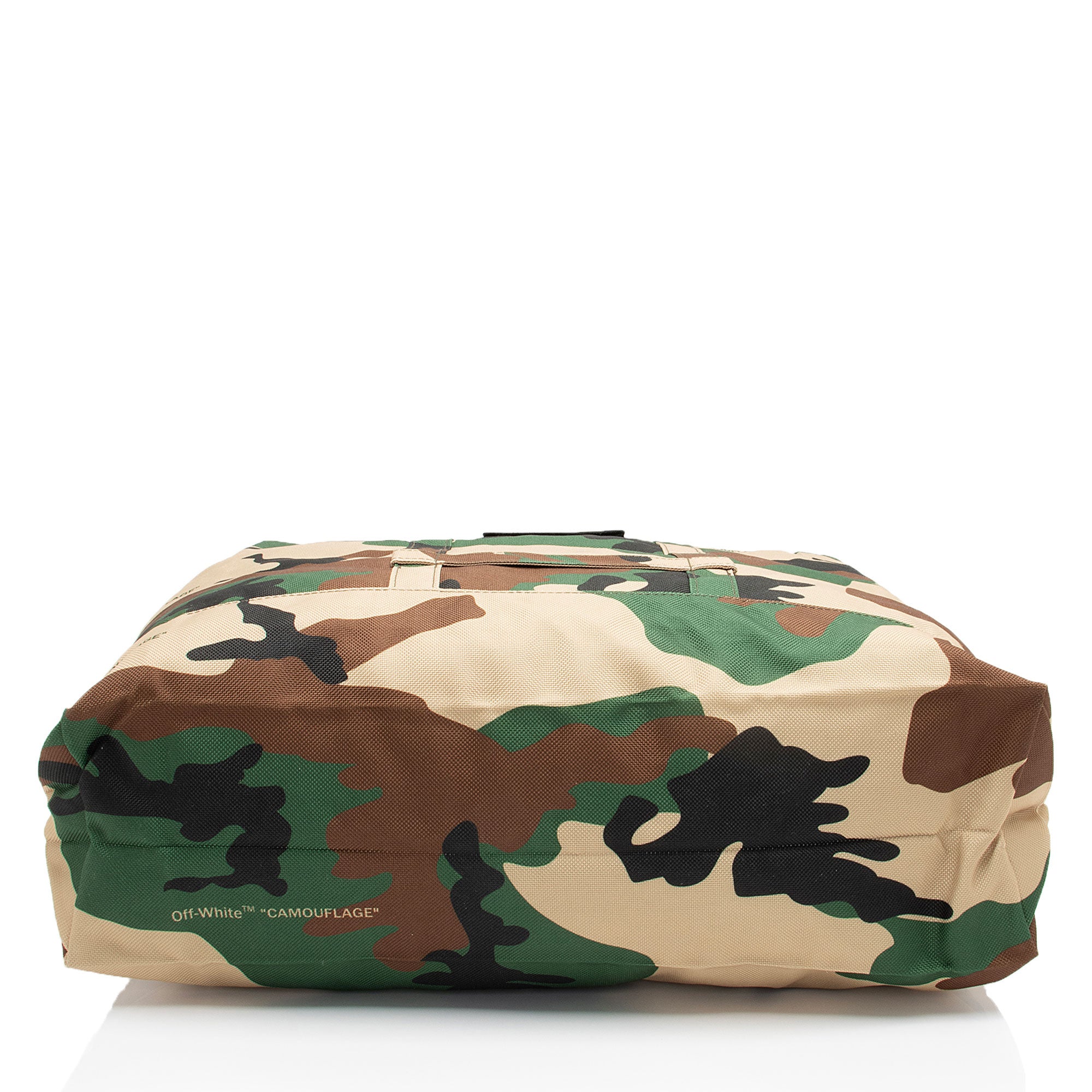 Off-White Canvas Camouflage Tote (SHF-ER0MpX)