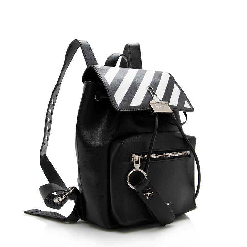 Off-White Diagonal Stripe Backpack (SHF-18082)
