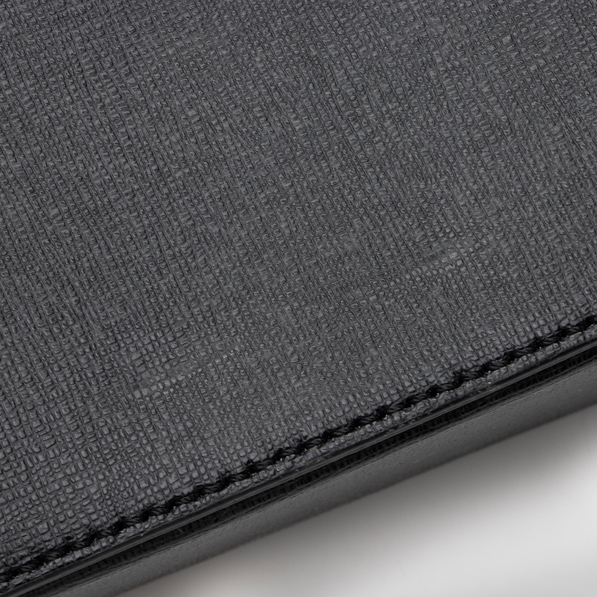 Off-White Leather Binder Clip Shoulder Bag