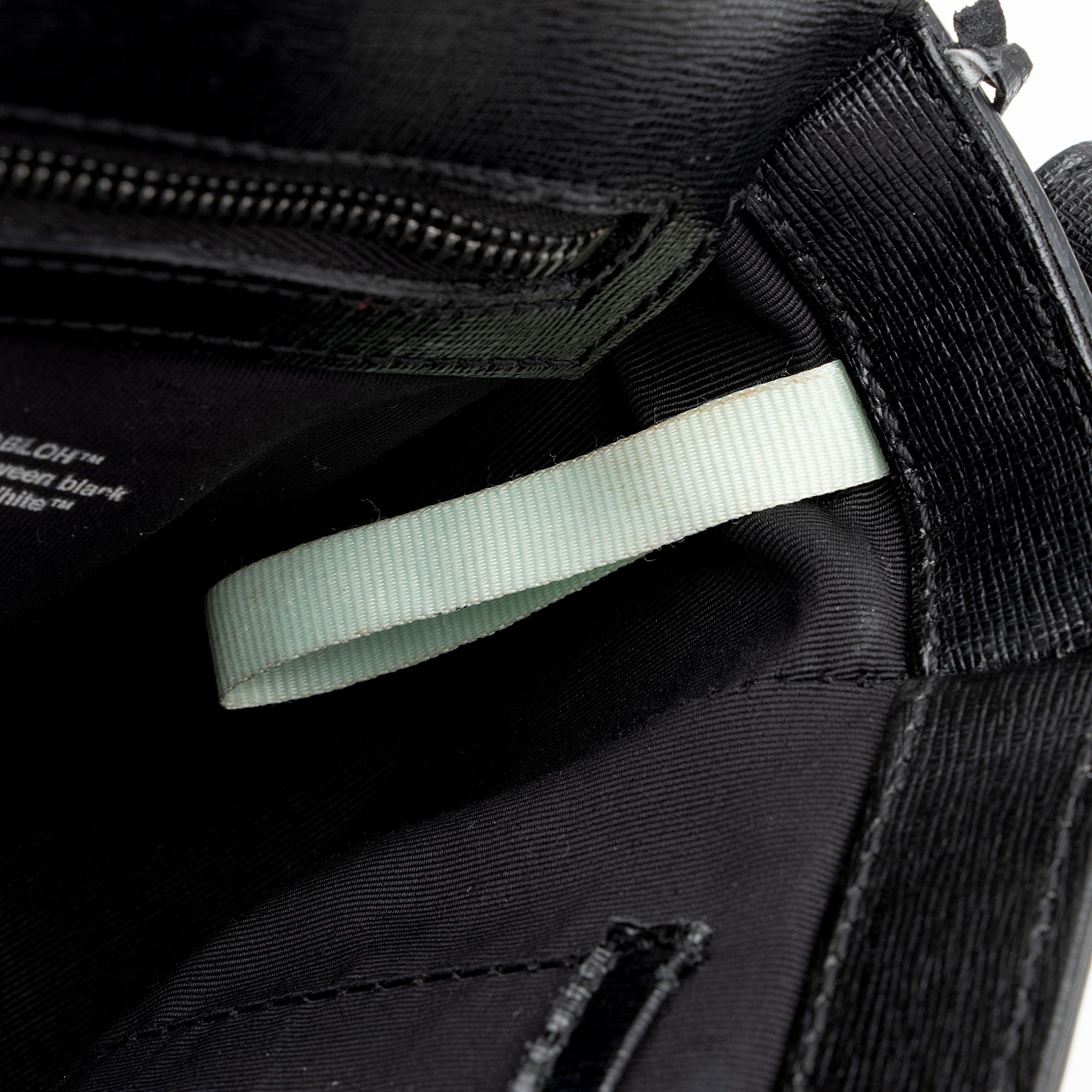 Off-White Leather Diag Mini Crossbody