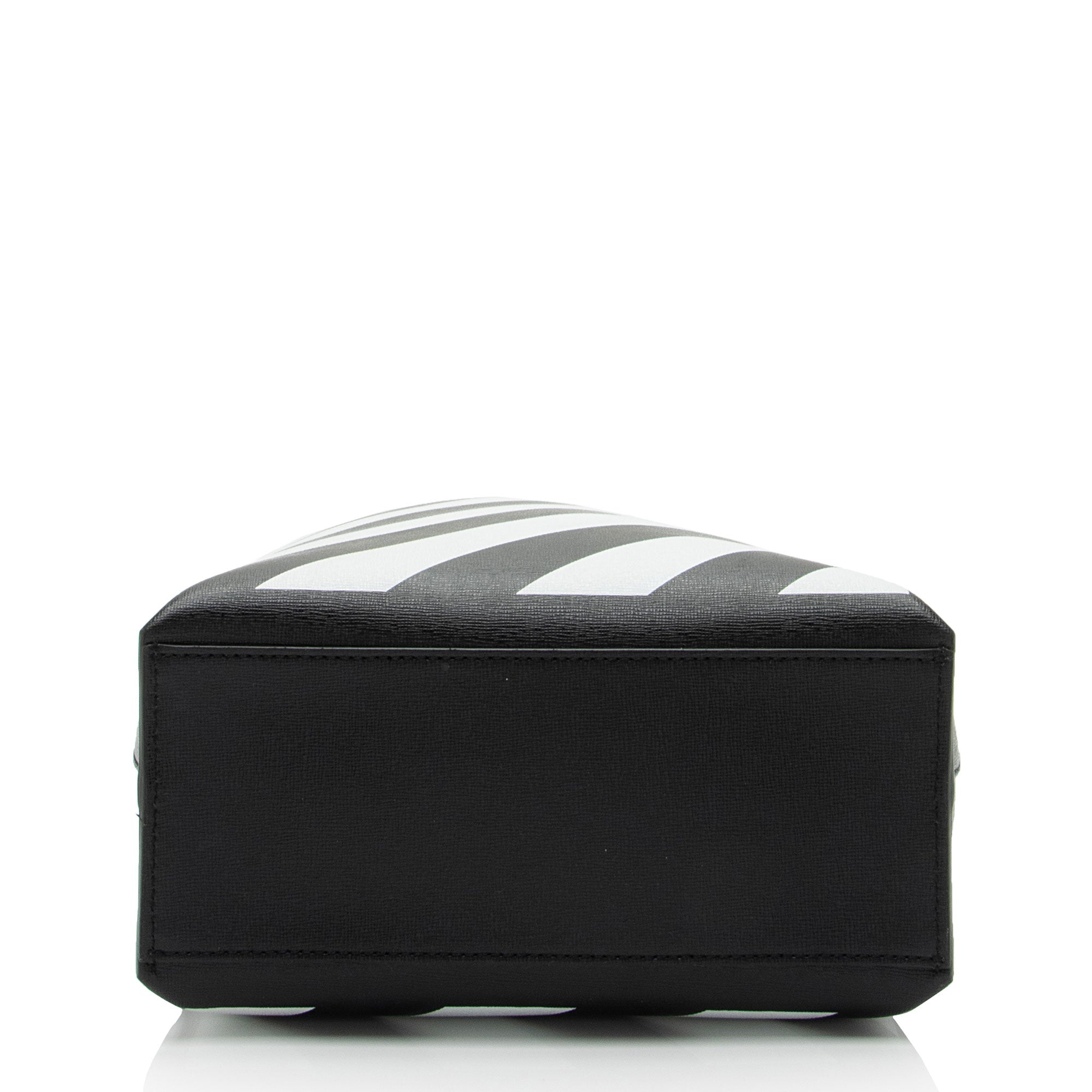 Off-White Leather Diag Binder Crossbody (SHF-udqF0I)