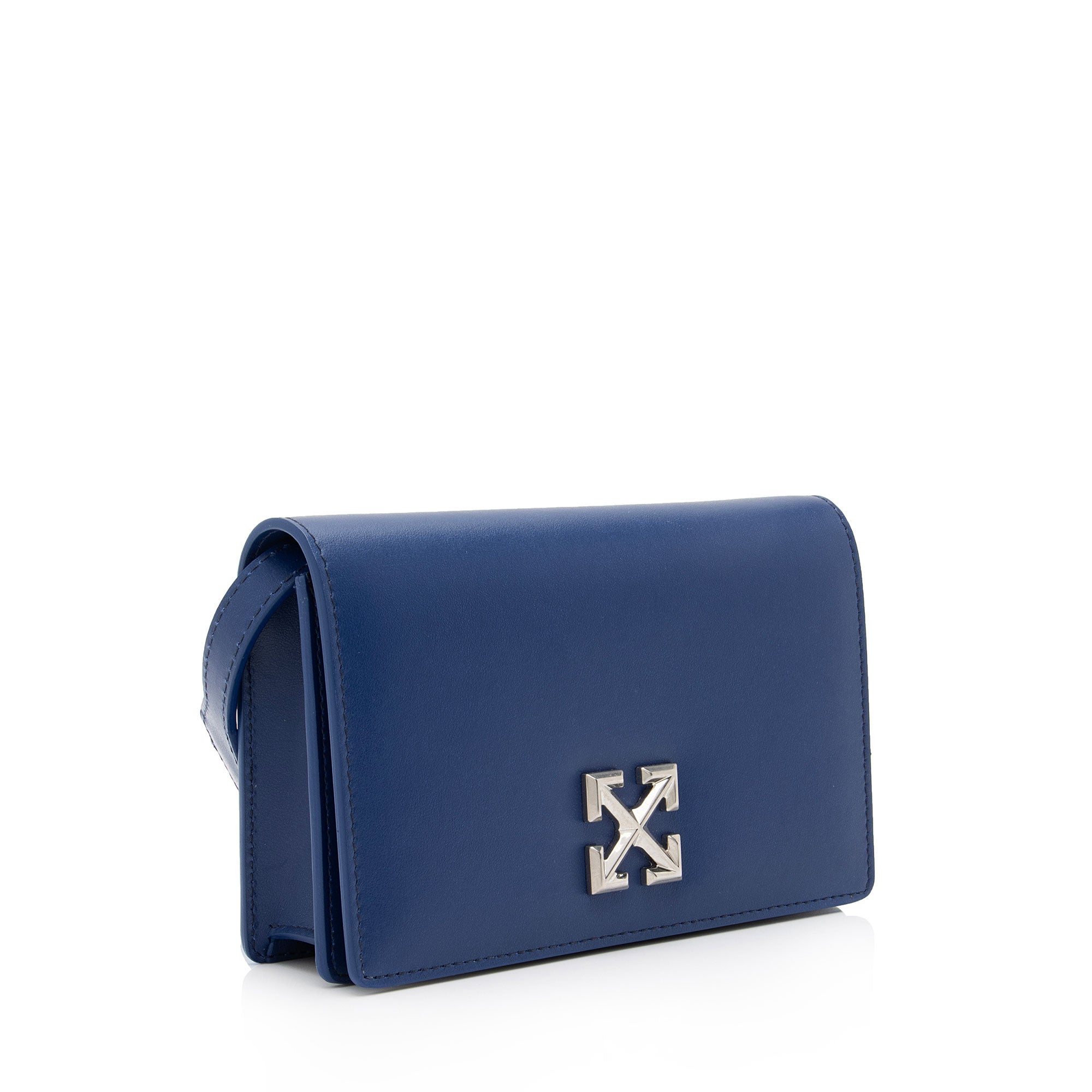 Off-White Leather Jitney 0.5 Flap Bag (SHF-Z8Jk3k)