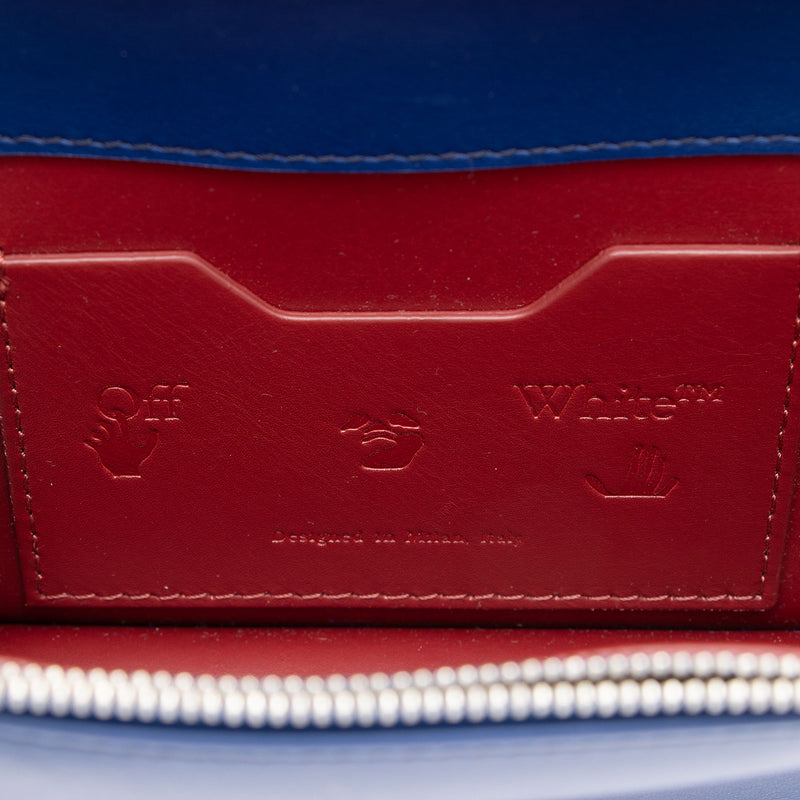 Off-White Leather Jitney 0.5 Flap Bag (SHF-p55wOl)