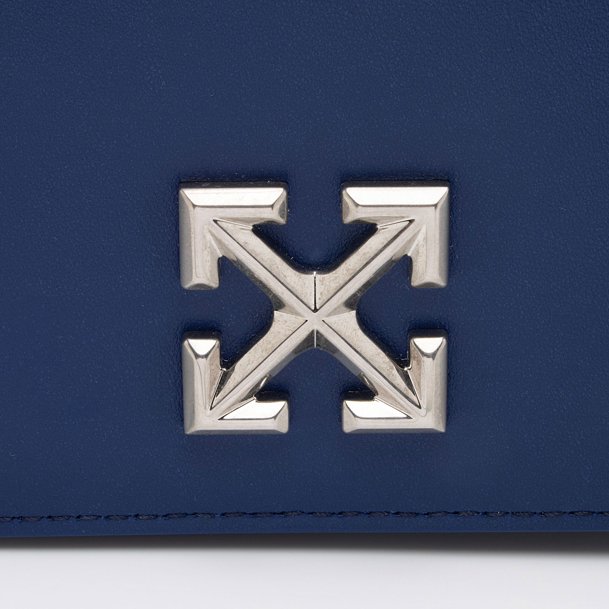 Off-White Leather Jitney 0.5 Flap Bag (SHF-bFcvkG)