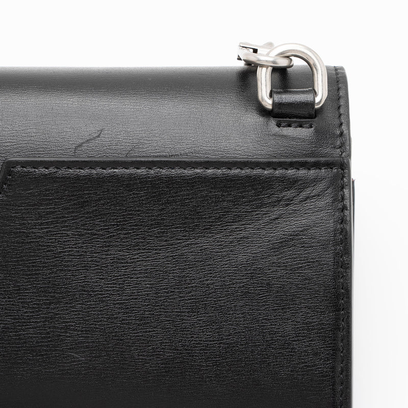 Off-White Leather Logo Jitney Wallet on Chain Bag (SHF-Rswgy5)