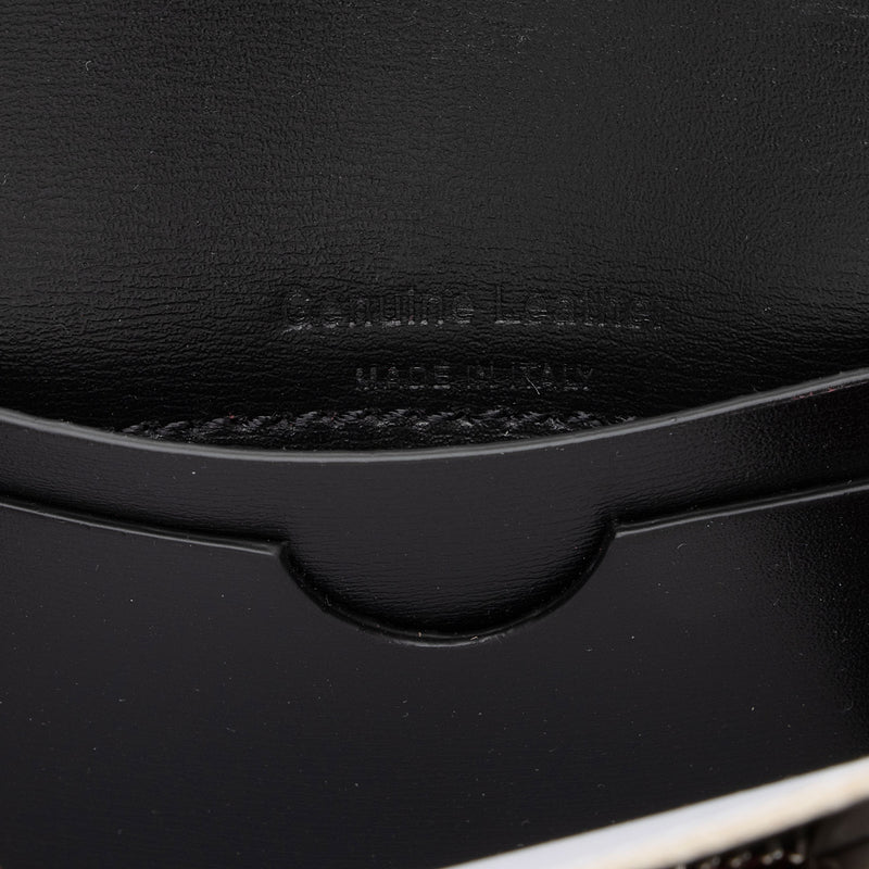 Off-White Leather Logo Jitney Wallet on Chain Bag (SHF-jyRj4w)